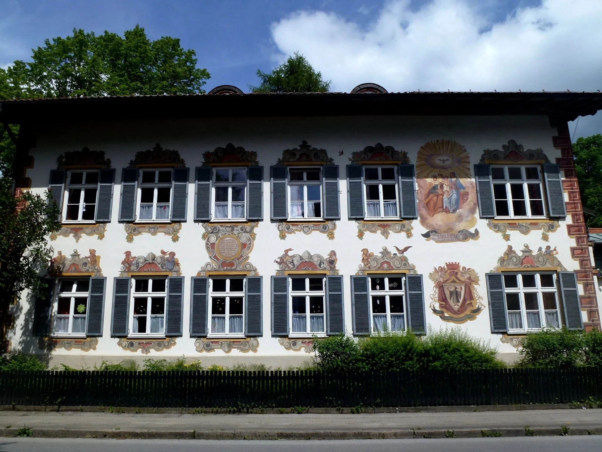 Photo showing: Marie Mattfeld Haus Oberammergau Germany