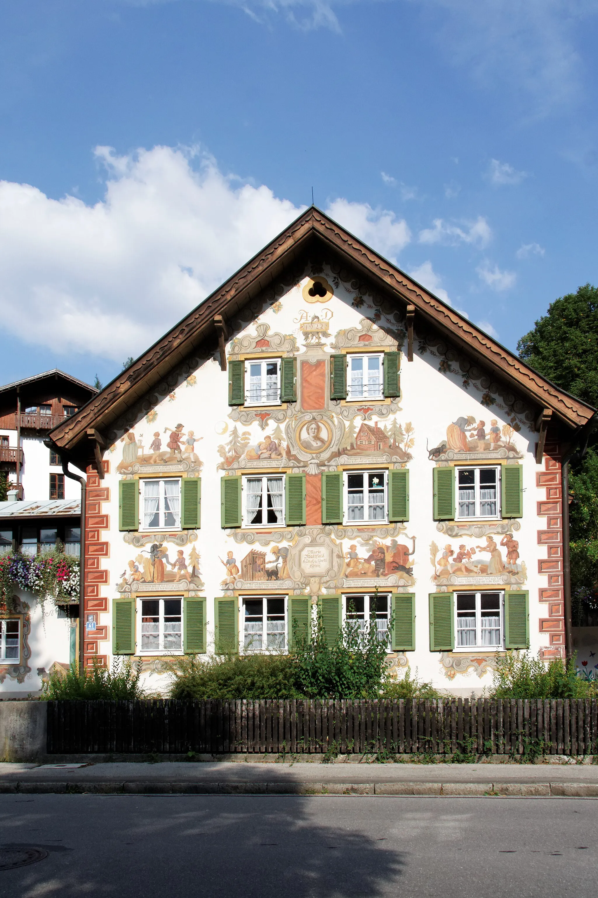 Photo showing: Hänsel-und-Gretel-Heim in Oberammergau