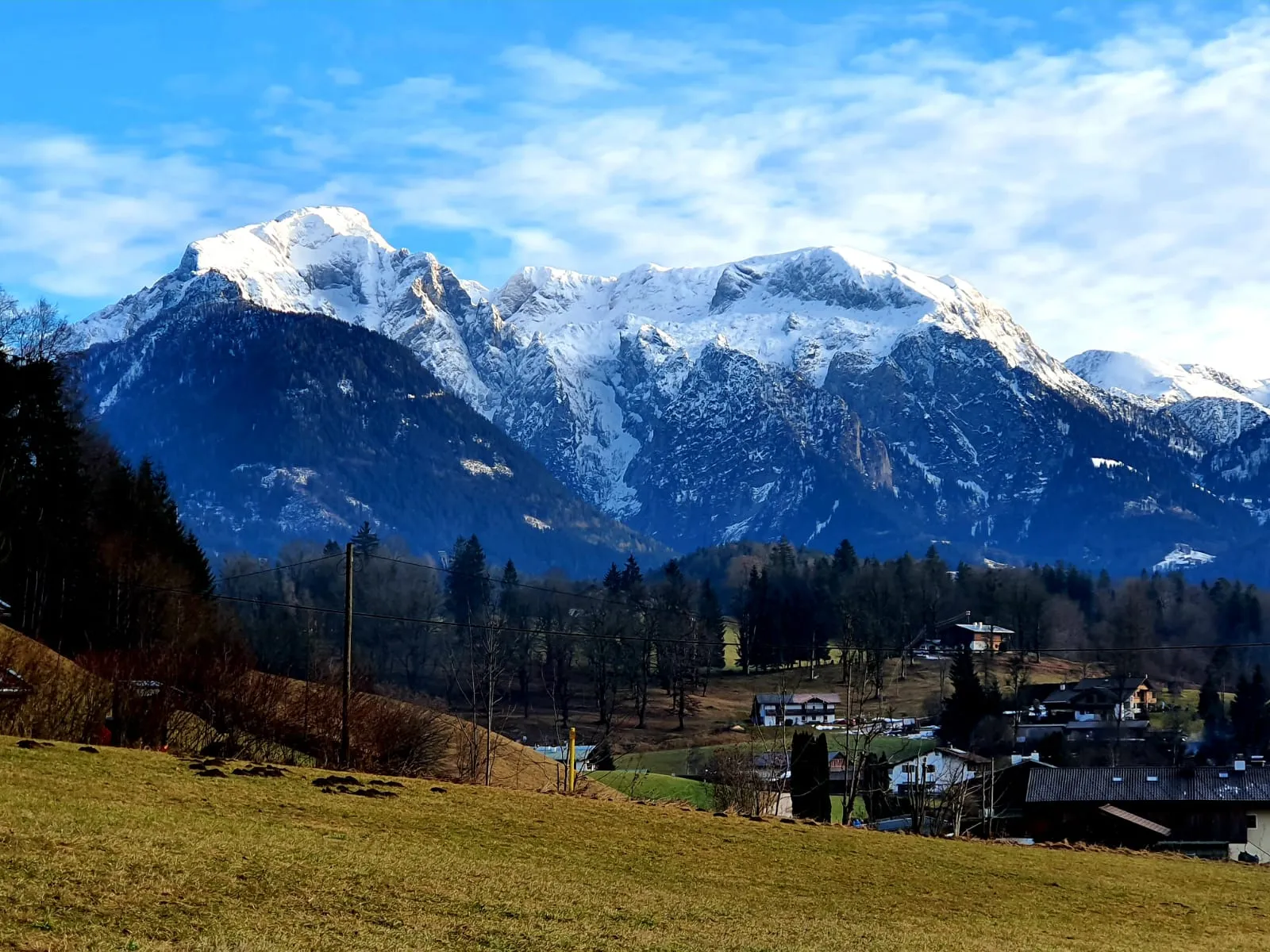 Photo showing: Der Hohe Göll in Bischofswiesen. Blick in Richtung Süden.