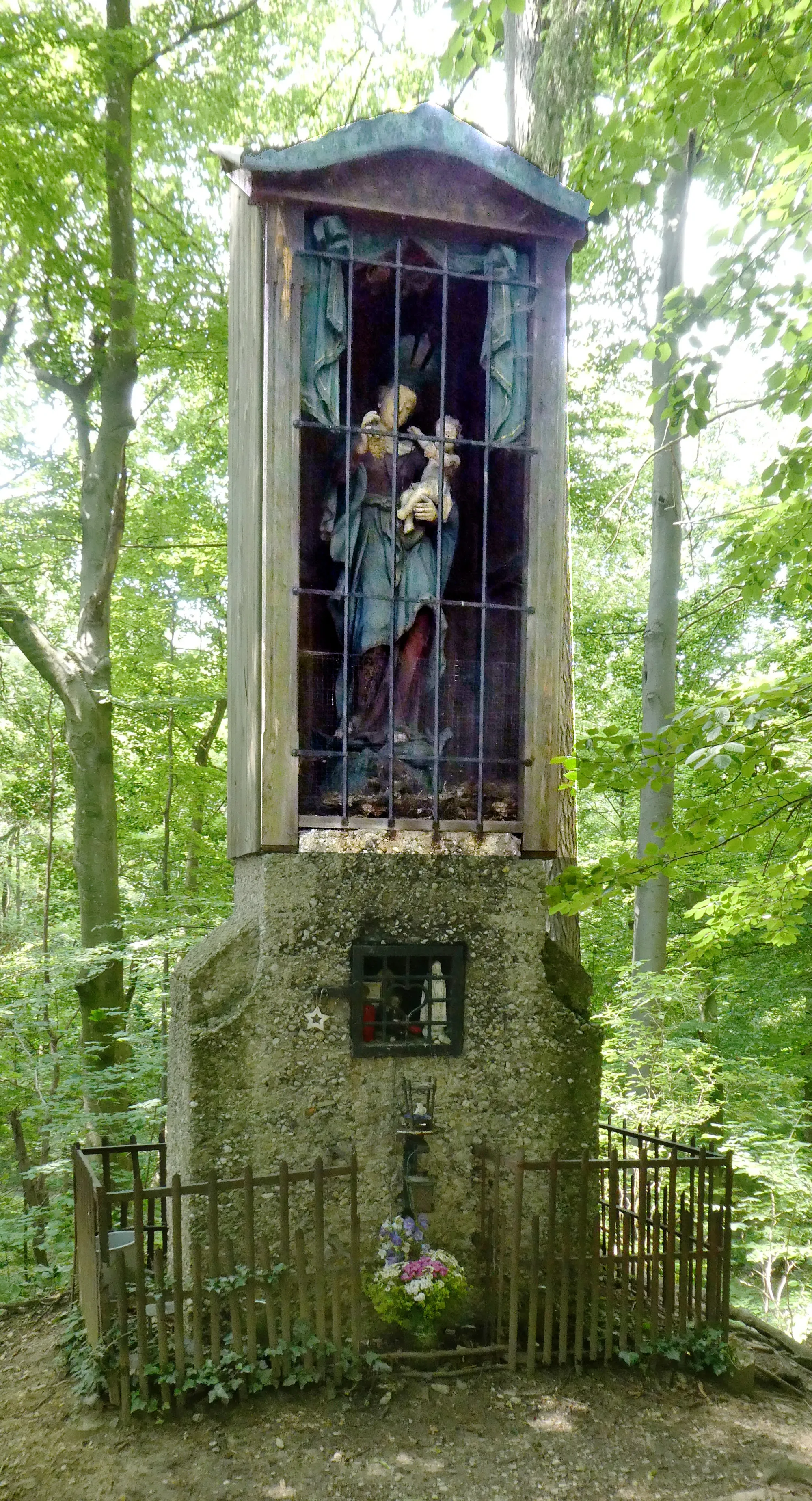 Photo showing: Fürstenfeldbruck, Bildstock auf dem Engelsberg bei Kreuth.