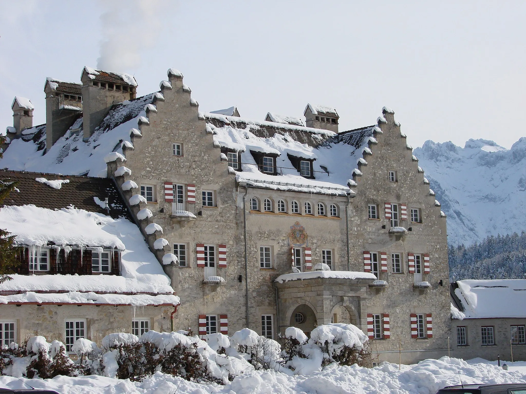 Photo showing: Schloss Kranzbach (Landkreis Garmisch-Partenkirchen) Germany