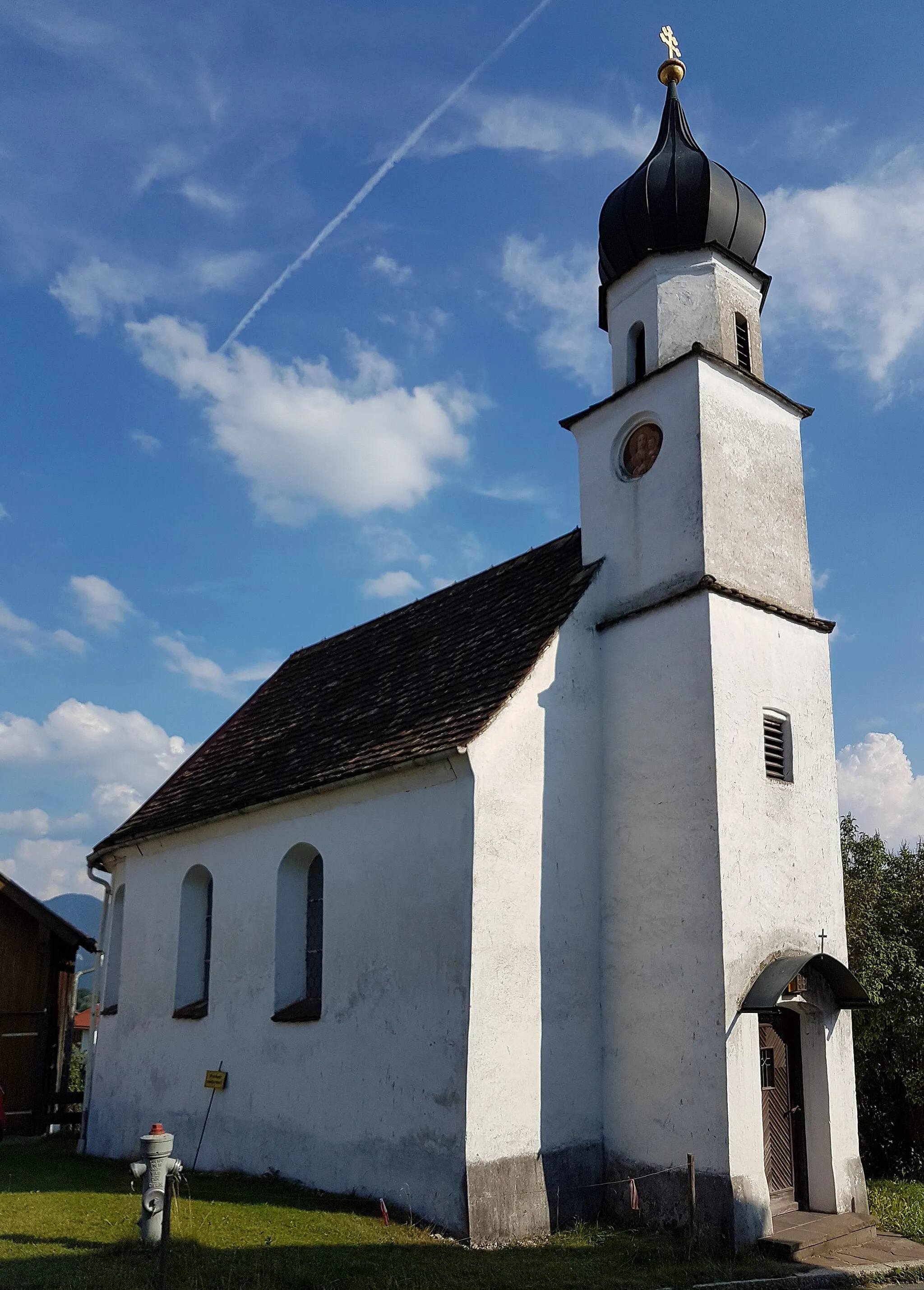 Photo showing: Kleinweil (Großweil), Kapelle St. Korbinian