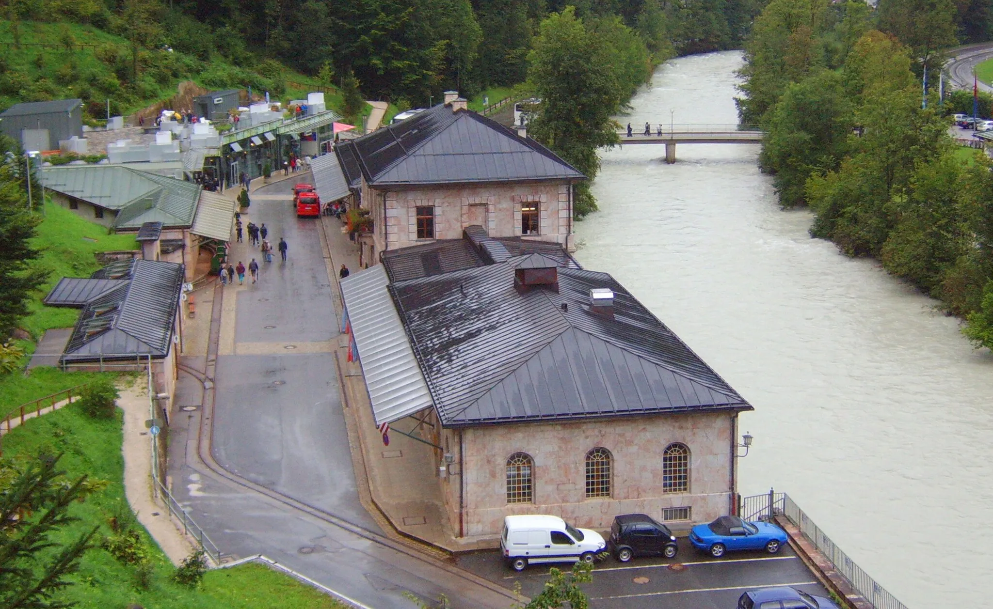 Photo showing: Gelände des Besucherbergwerks in Berchtesgaden