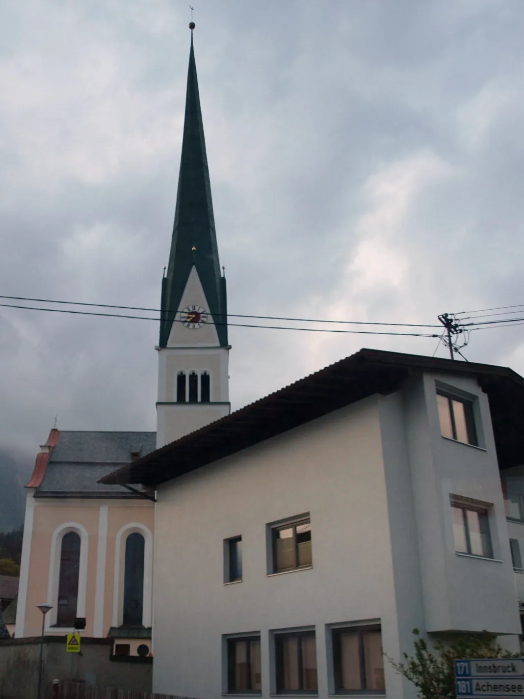 Photo showing: Church in Wiesing, Tirol, Austria.