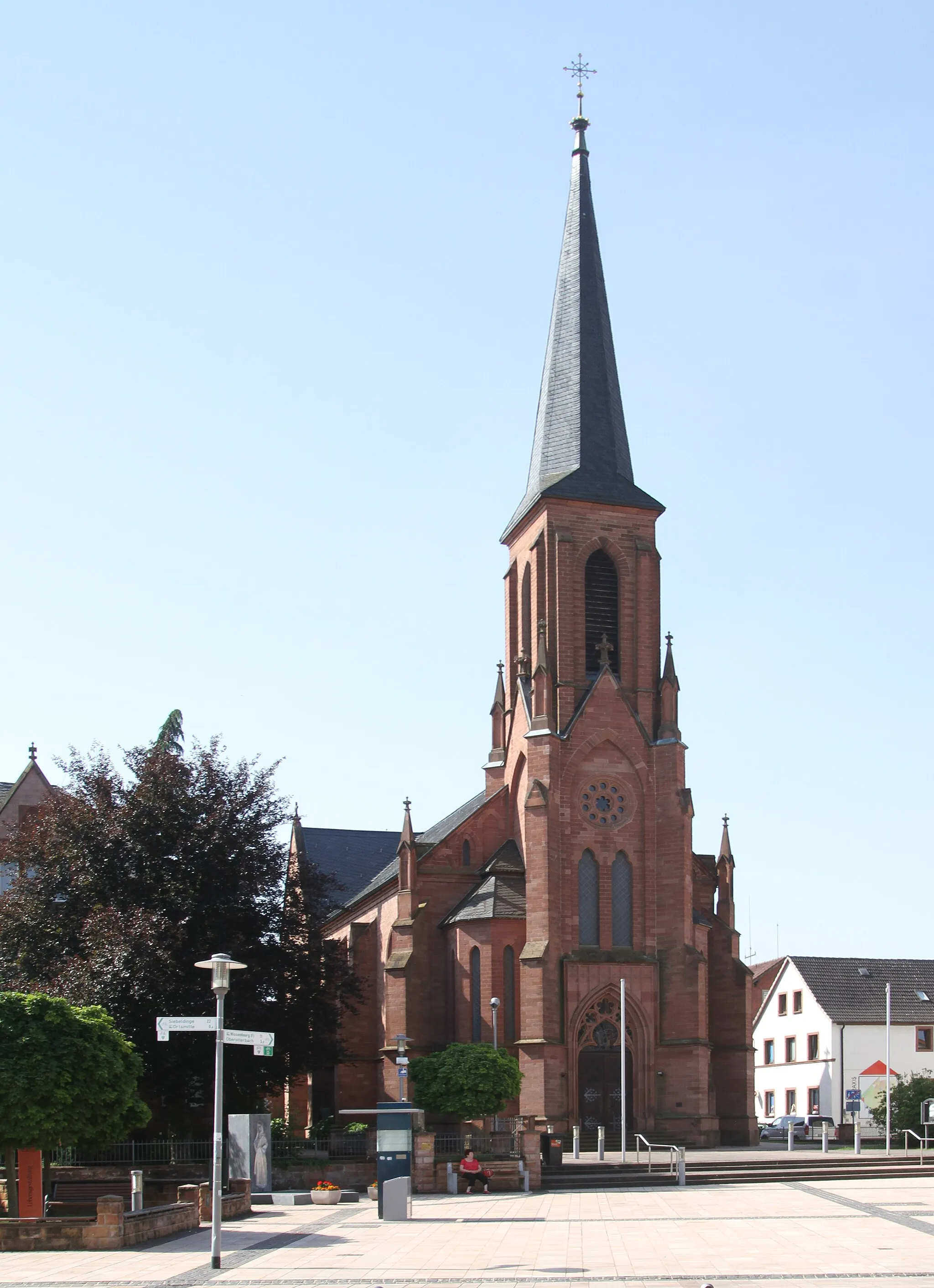 Photo showing: Church of Saint Martin in Bad Bergzabern.