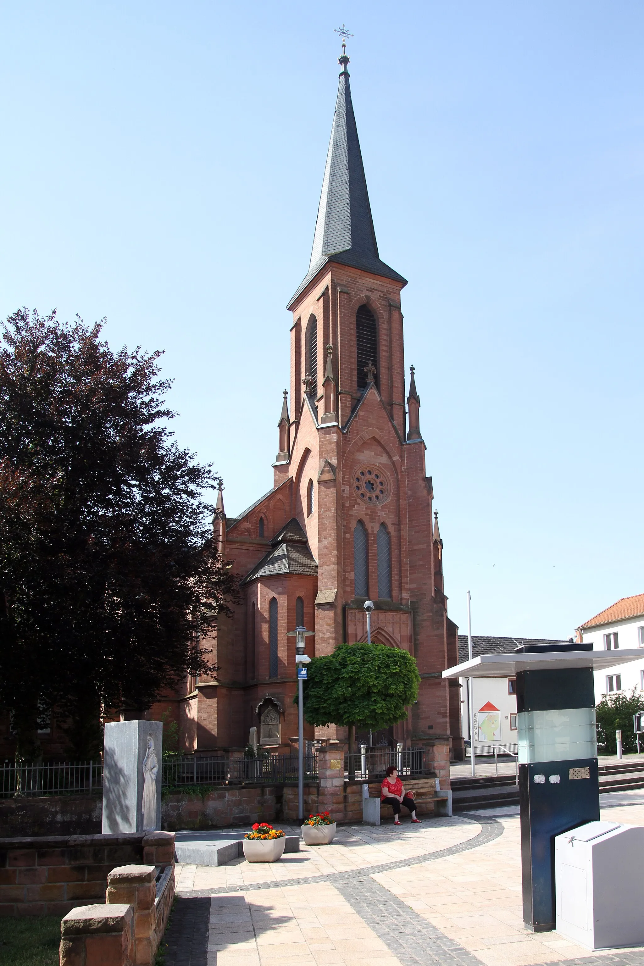 Photo showing: Church of Saint Martin in Bad Bergzabern.