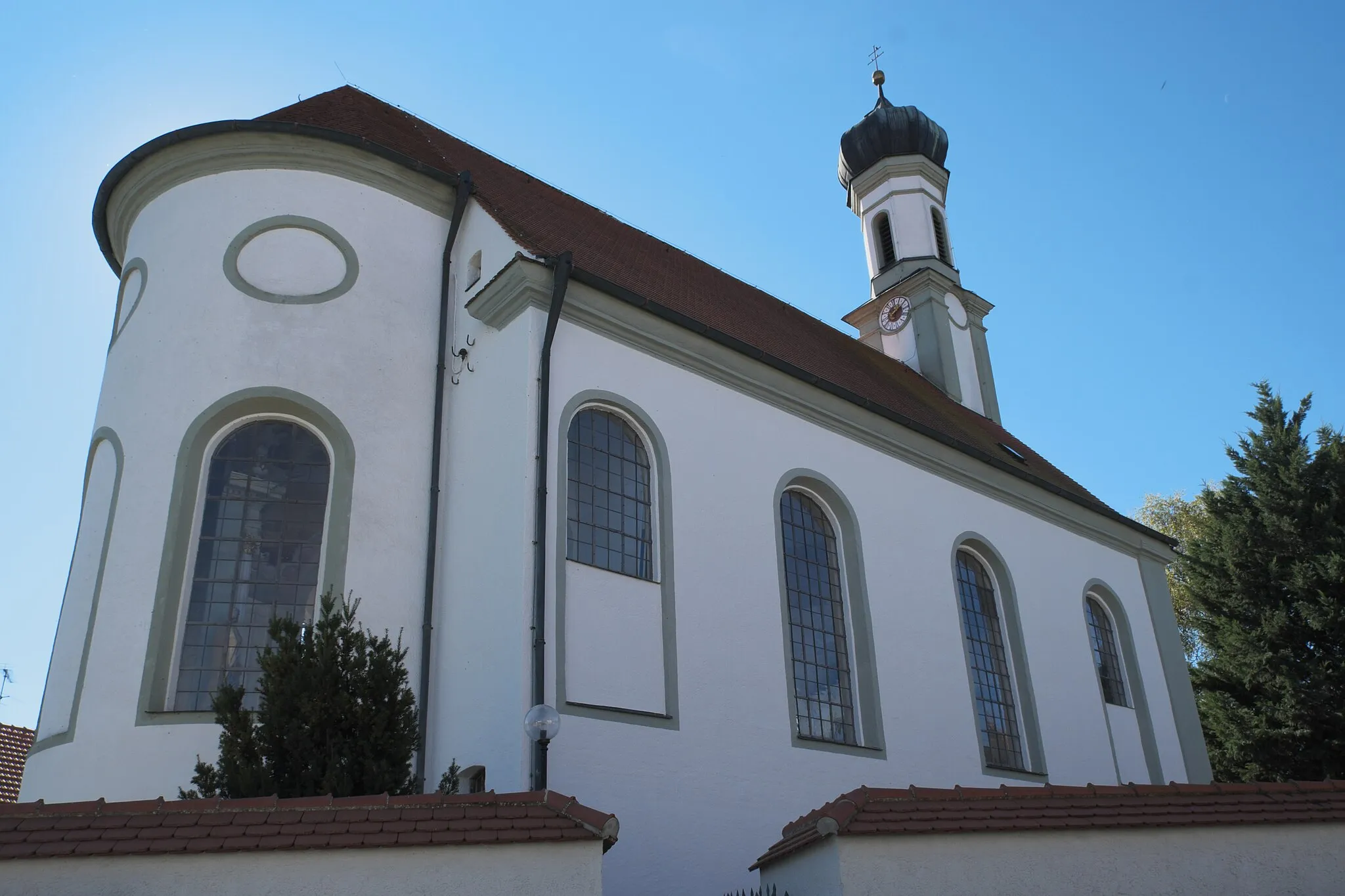 Photo showing: Katholische Filialkirche St. Georg in Eismerszell (Moorenweis) im Landkreis Fürstenfeldbruck (Bayern/Deutschland)