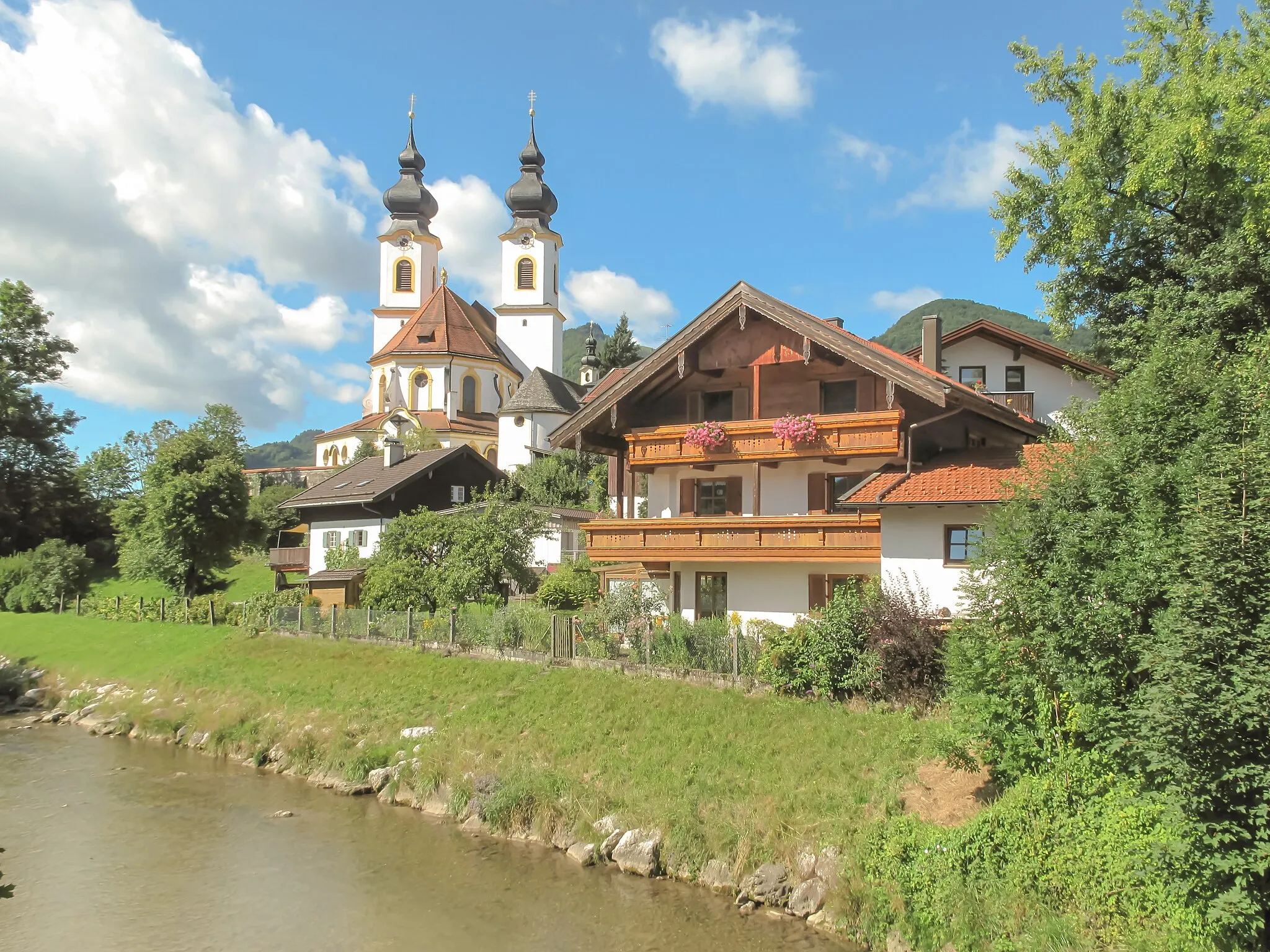 Photo showing: Aschau im Chiemgau, church Kirche Maria Lichtmess