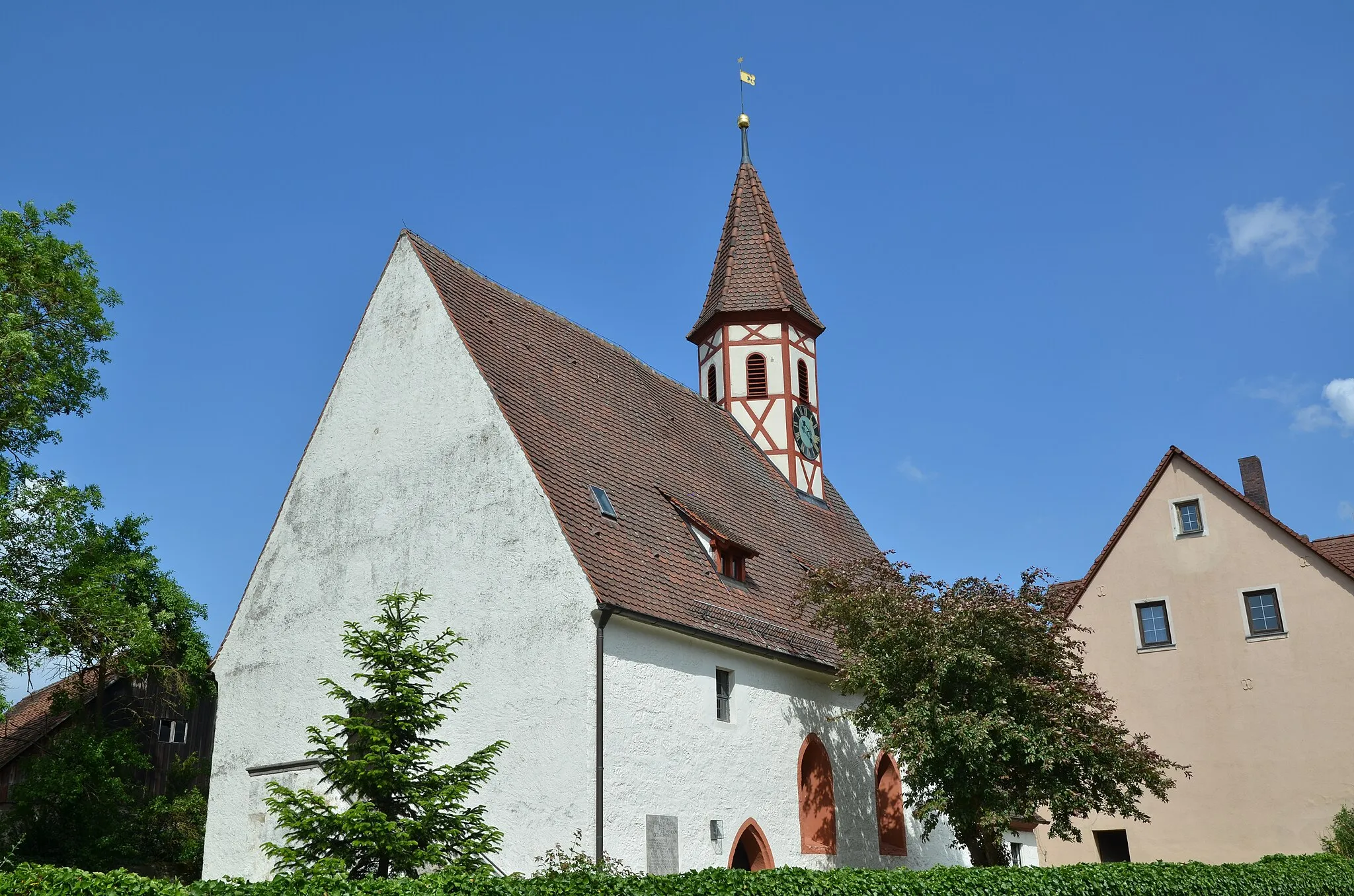Photo showing: evang.-luth. Kirche in Hirschneuses
