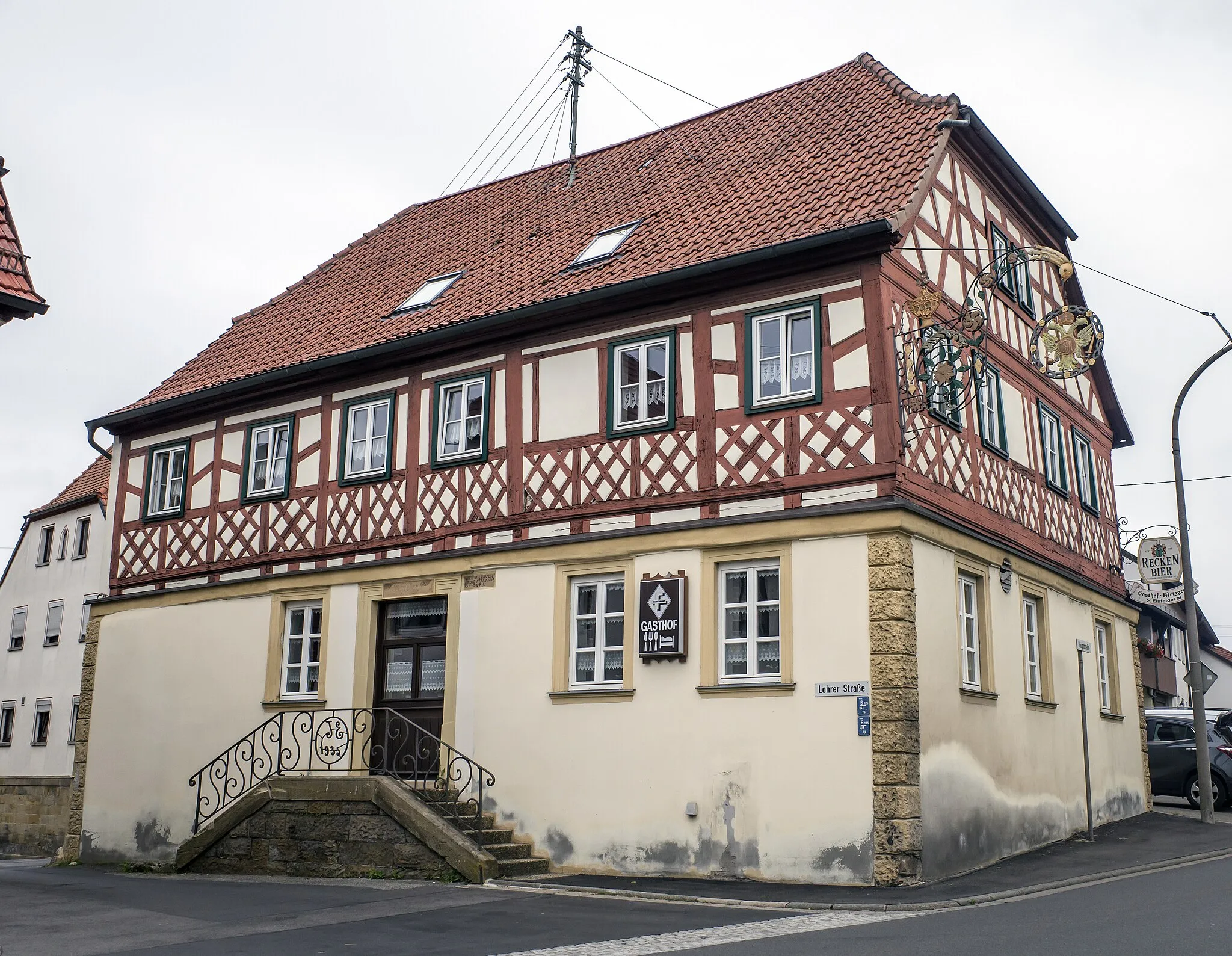 Photo showing: Gasthof Adler (Pfarrweisach)