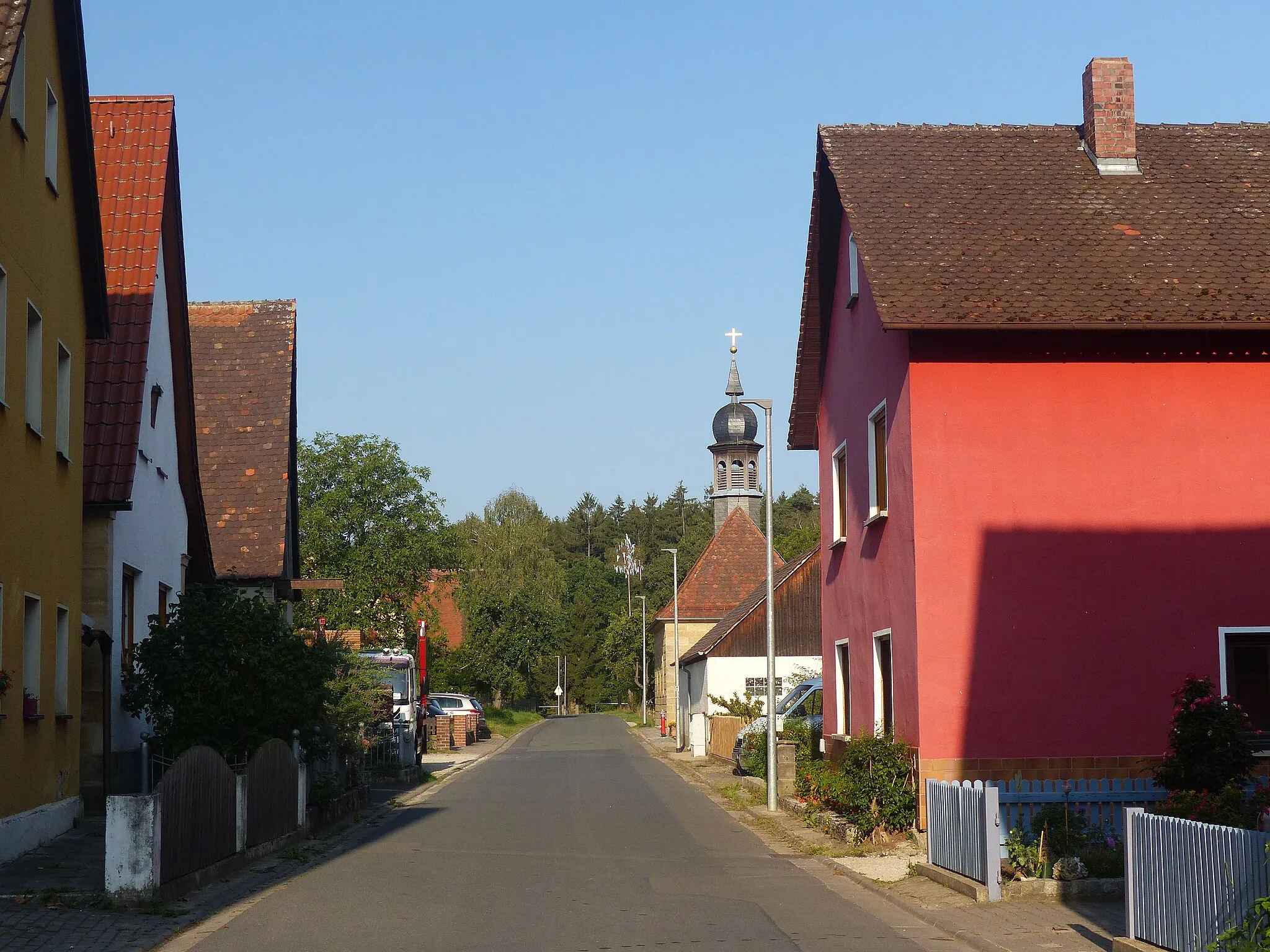 Photo showing: The village Serlbach, a district of the town of Forchheim.