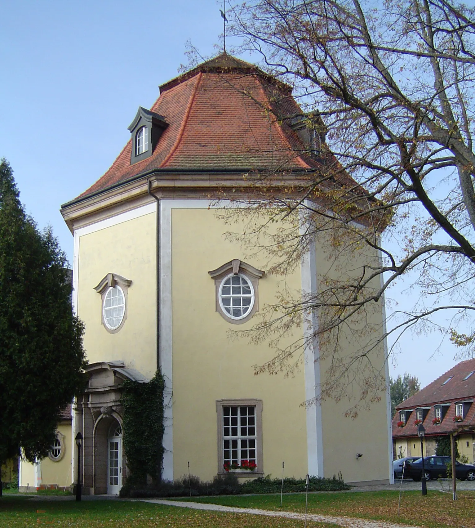 Photo showing: Bayreuth Schloss Thiergarten, Oktogon
