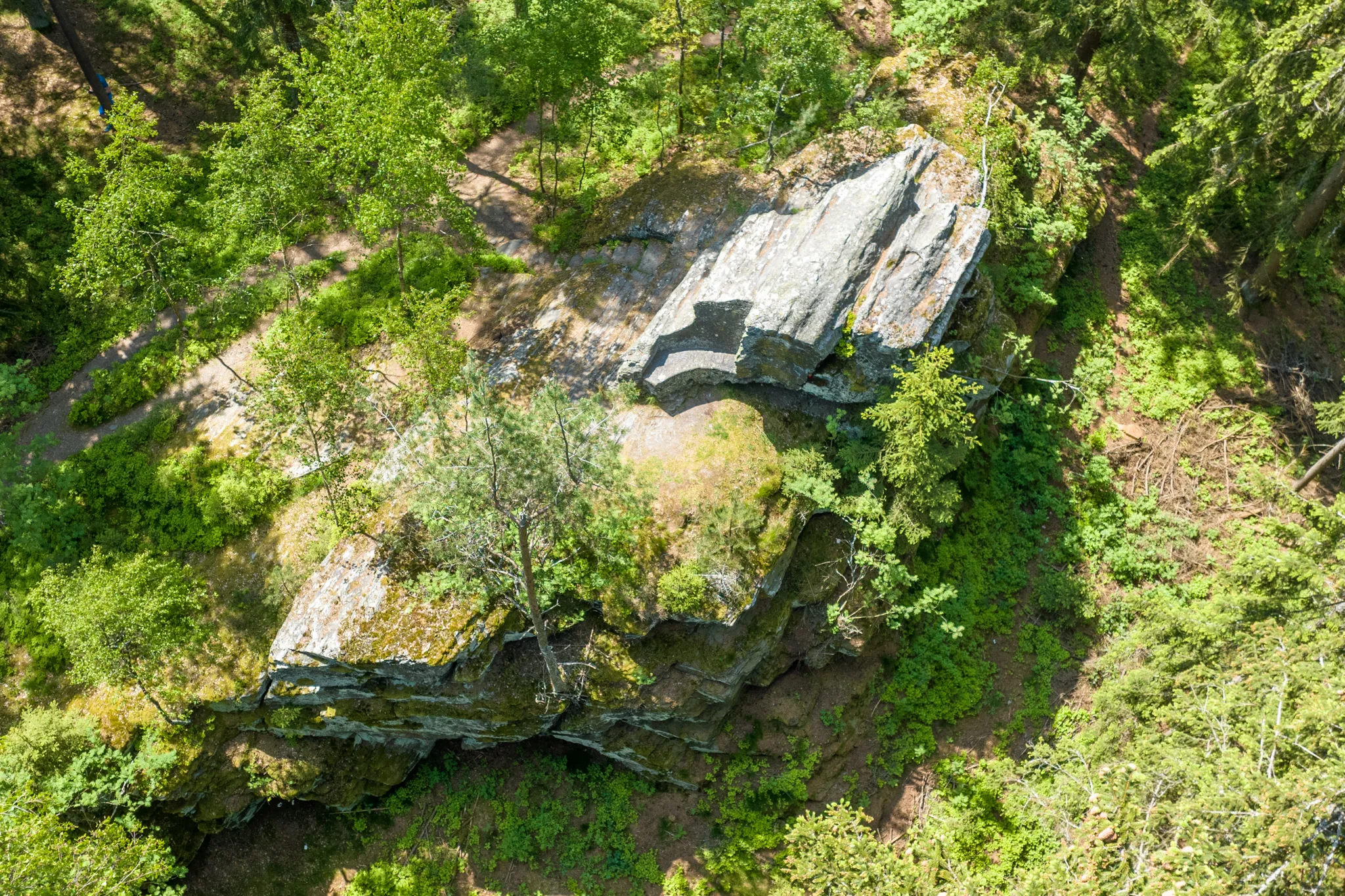 Photo showing: Geotop,Wenderner Stein