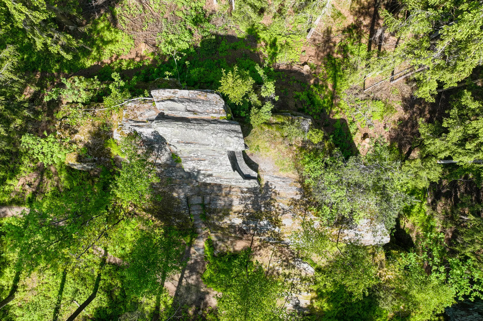 Photo showing: Geotop,Wenderner Stein