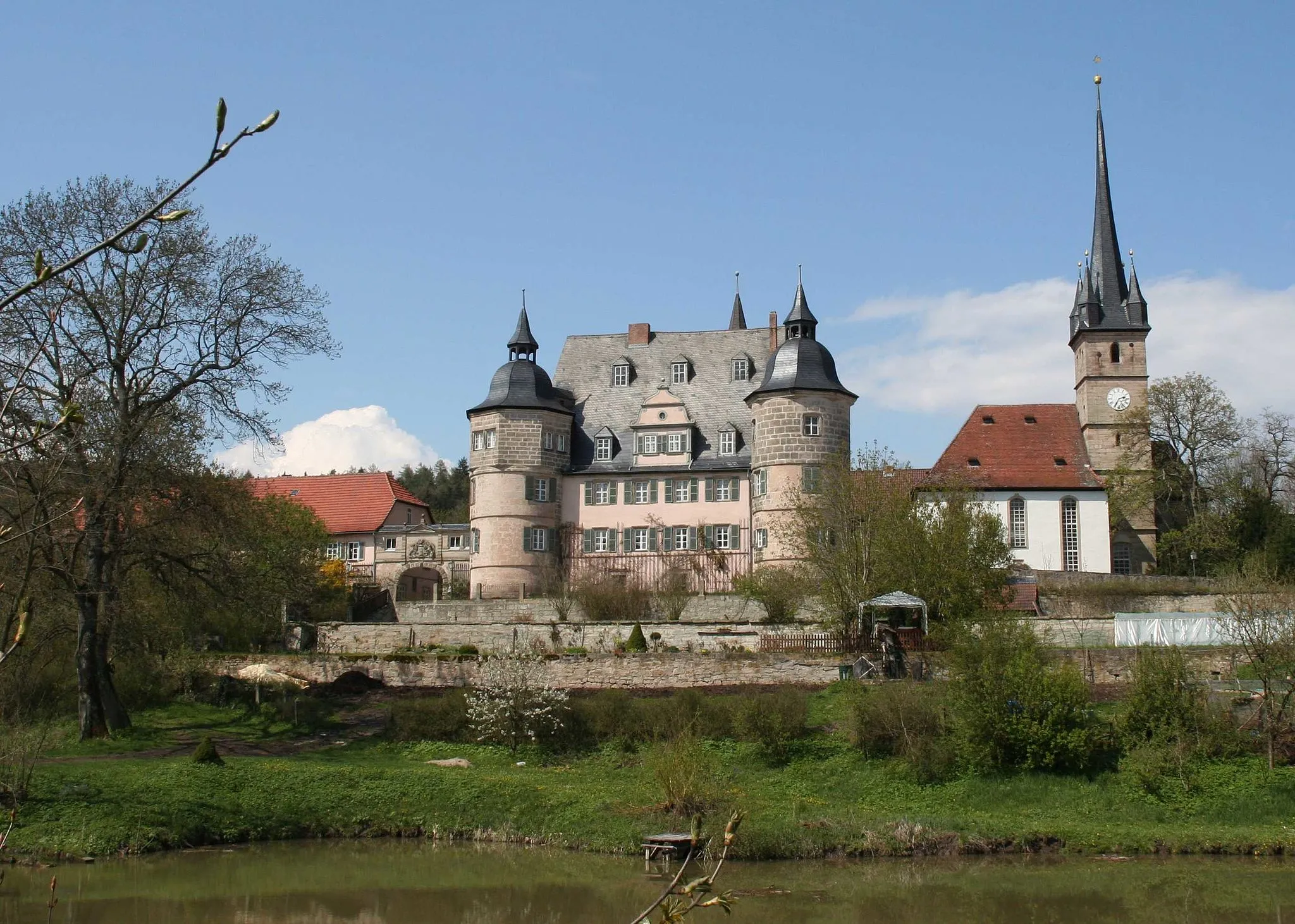 Photo showing: Schloss Ahorn im Landkreis Coburg