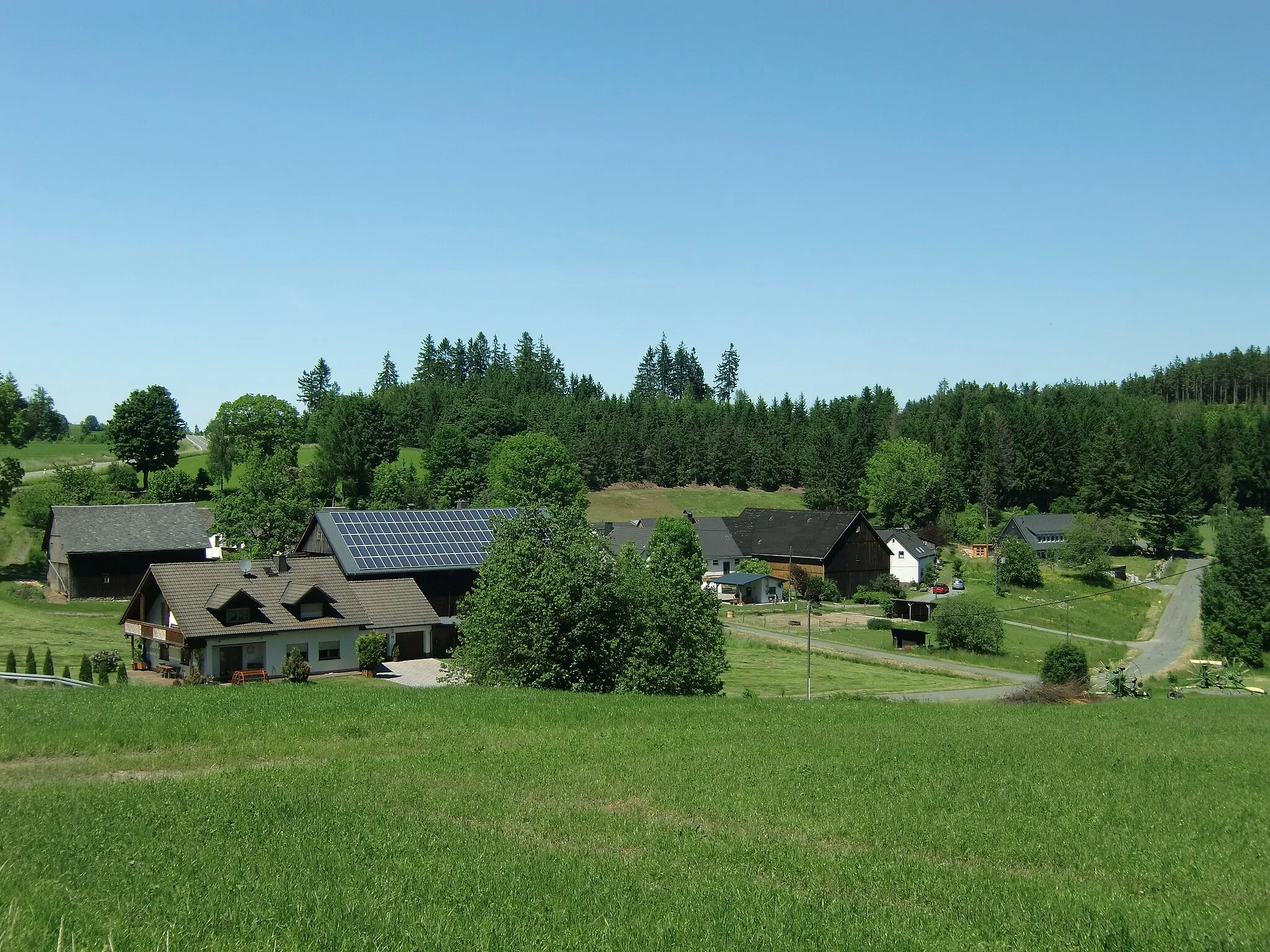 Photo showing: Location view of Pillmersreuth, district of Schwarzenbach am Wald