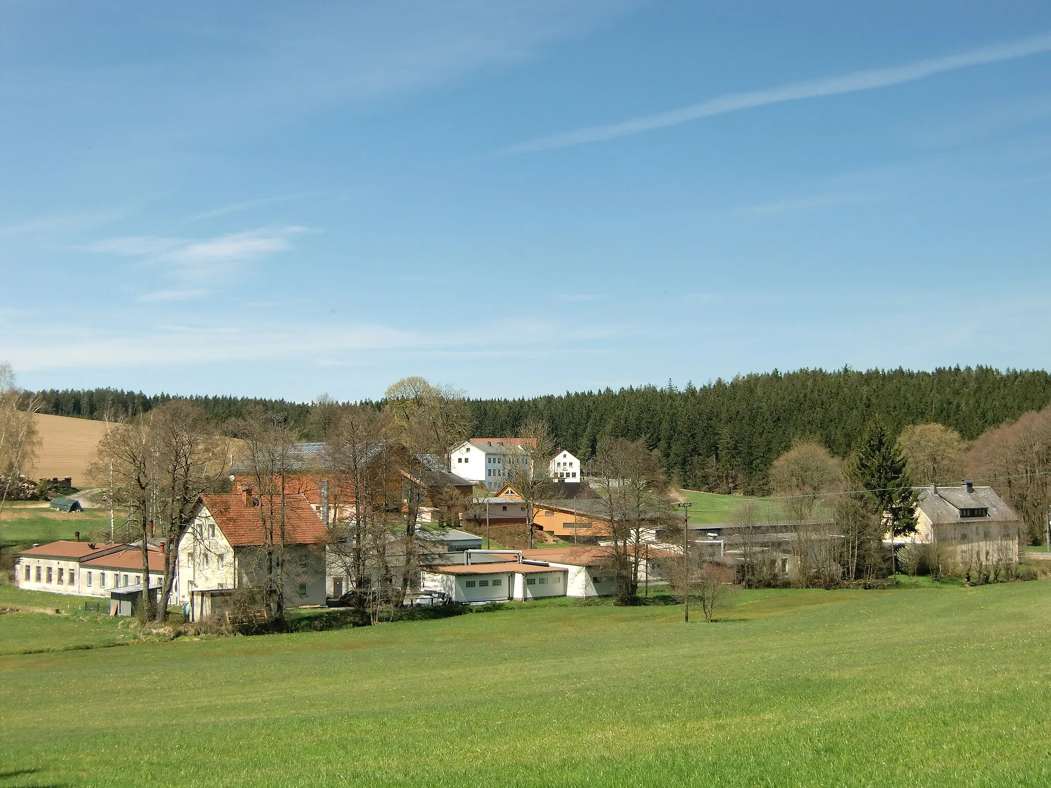 Photo showing: Ortsansicht des Helmbrechtser Ortsteils Kollerhammer