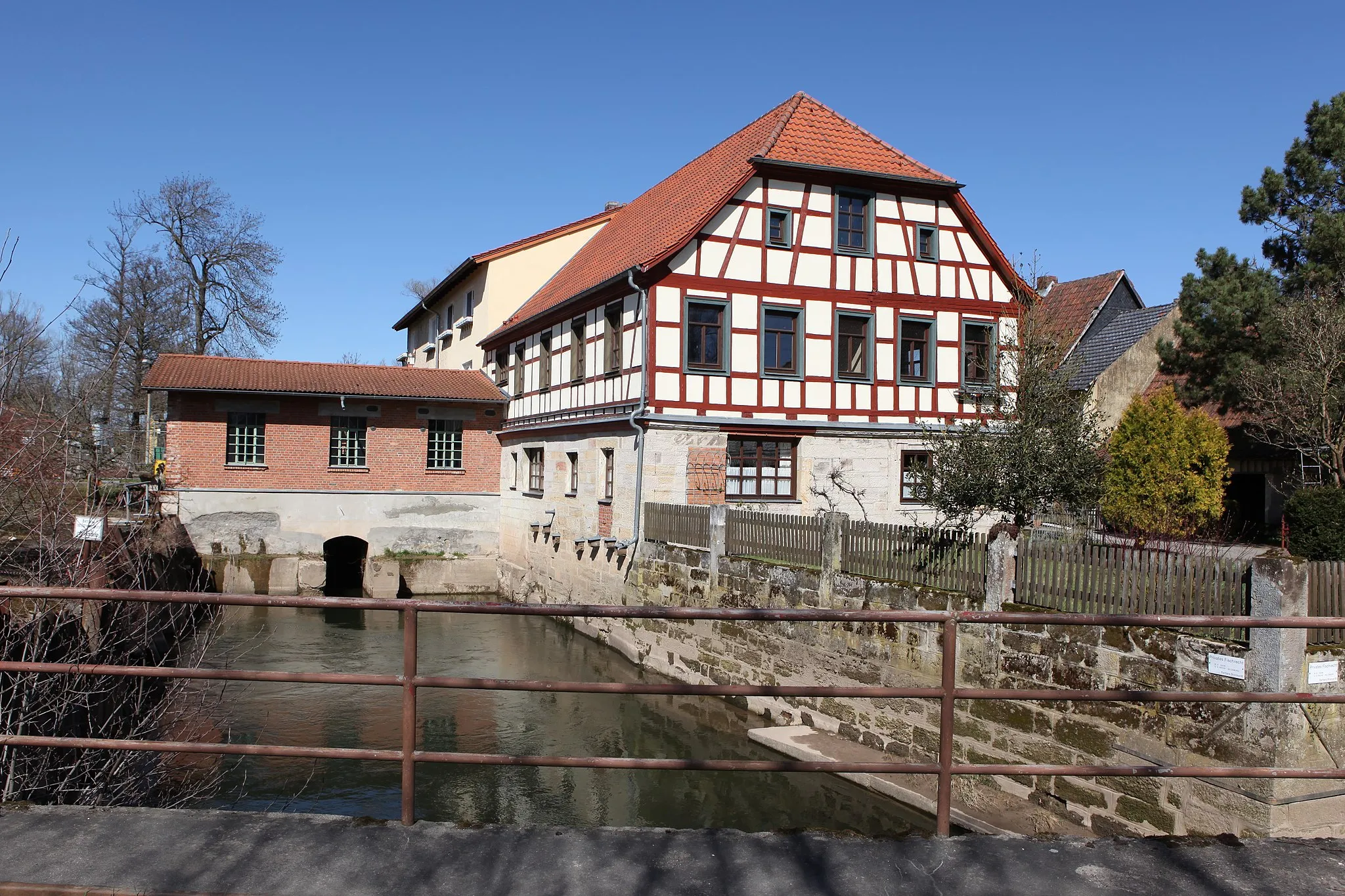 Photo showing: Mühle in Finkenau (OT von Ahorn) Landkreis Coburg