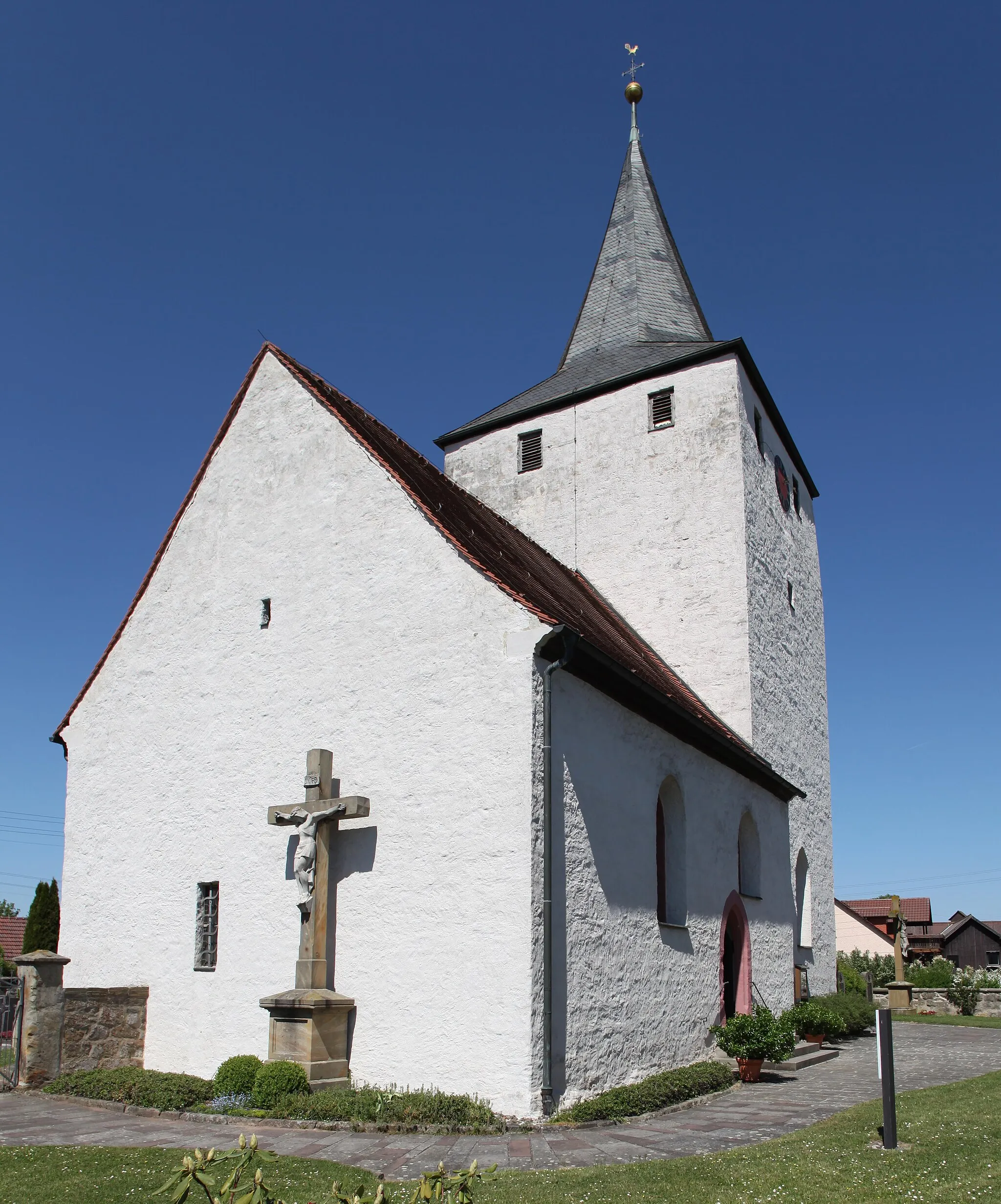 Photo showing: Katholische Filialkirche St. Kilian, Dietersdorf, Landkreis Coburg