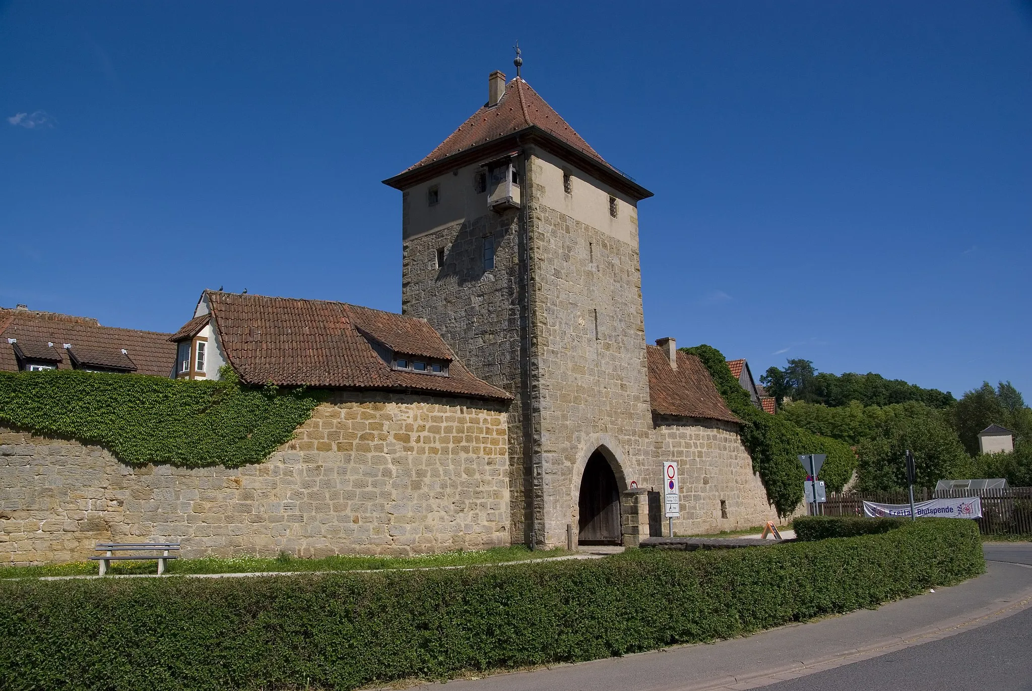 Photo showing: Stadttor in Seßlach bei Coburg