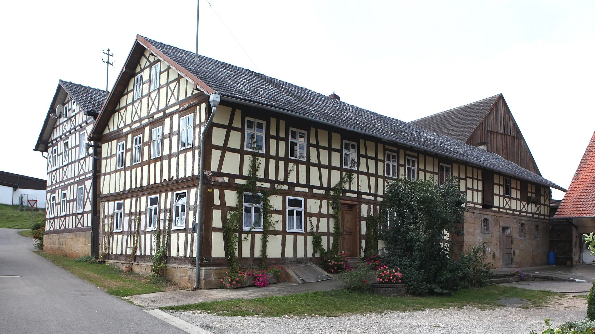 Photo showing: Setzelsdorf-Bauernhäuser