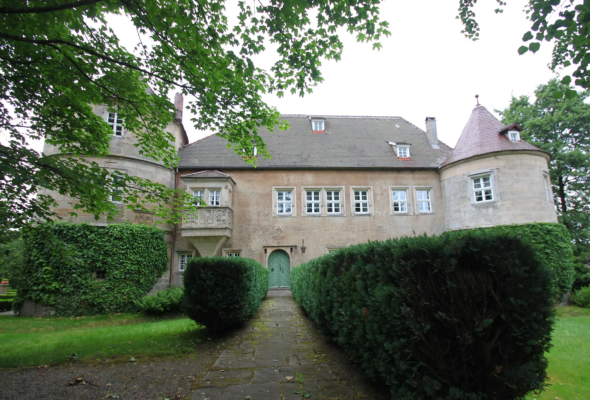 Photo showing: Schloss Unternschreez, Haag in Oberfranken, Baudenkmal  D-4-72-146-7