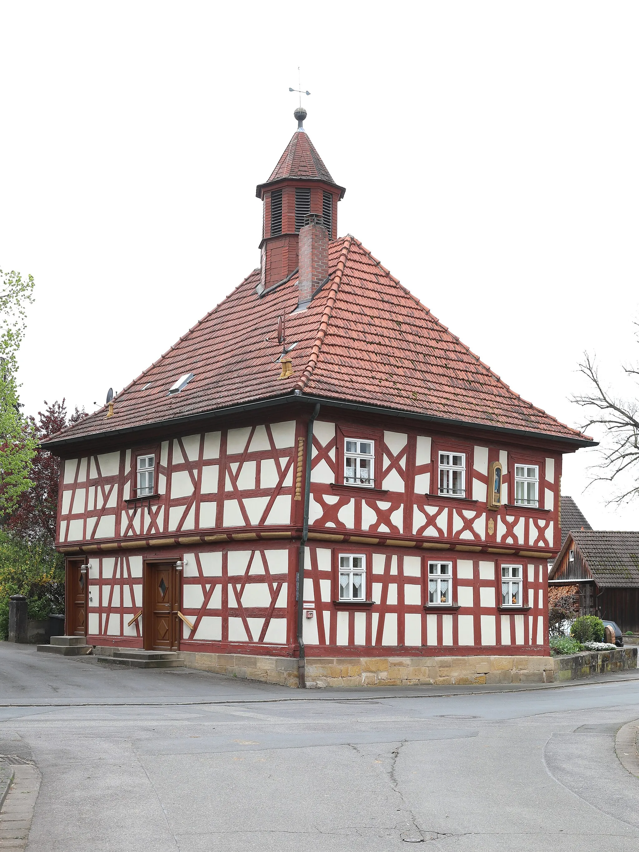 Photo showing: Gemeindehaus in Grundfeld, Bad Staffelstein