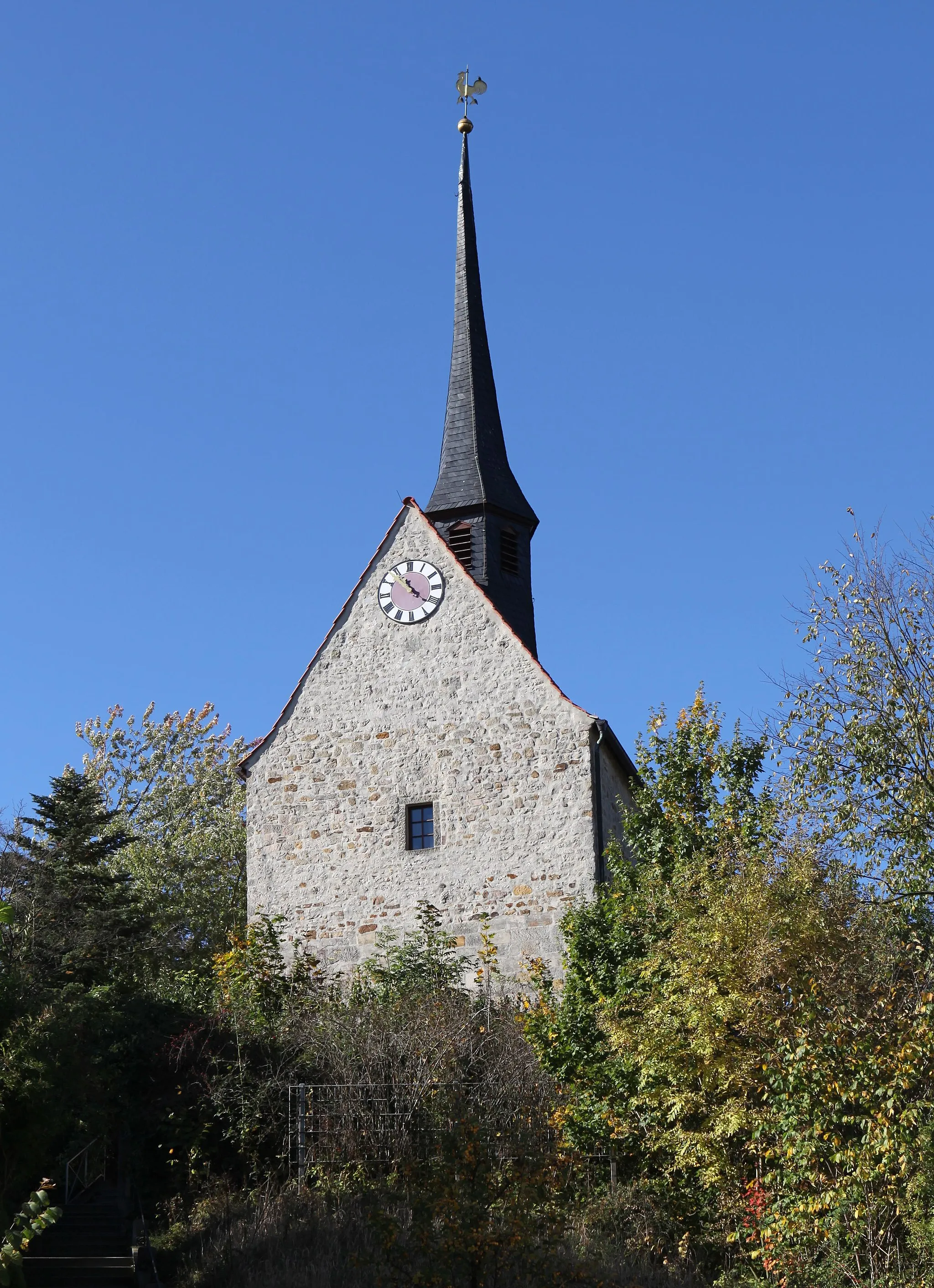 Photo showing: Evangelische Pfarrkirche St. Marien in Rödental, OT Einberg, Landkreis Coburg