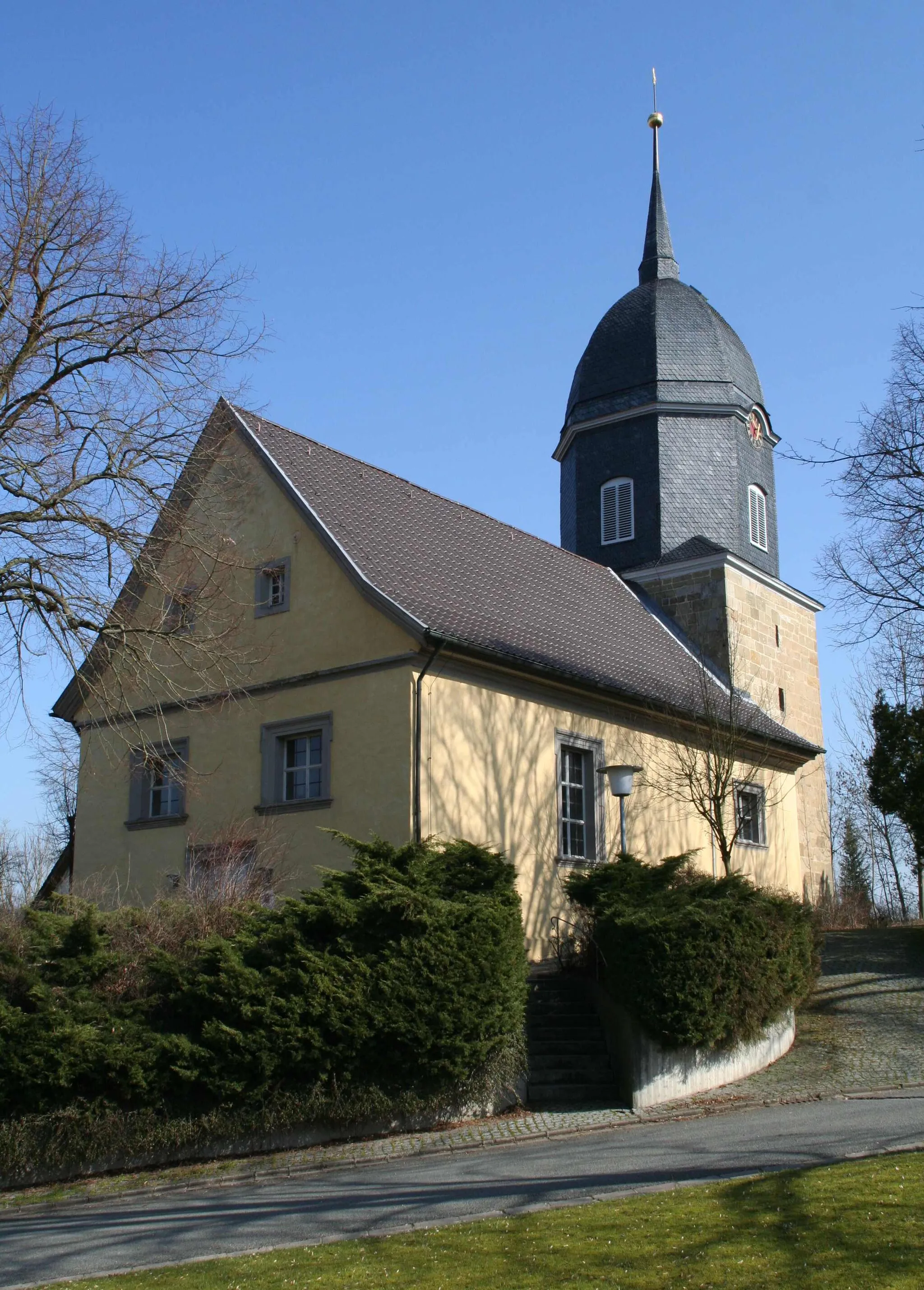 Photo showing: evangelische Marienkirche in Breitenau, Gemeinde Bad-Rodach, Landkreis Coburg