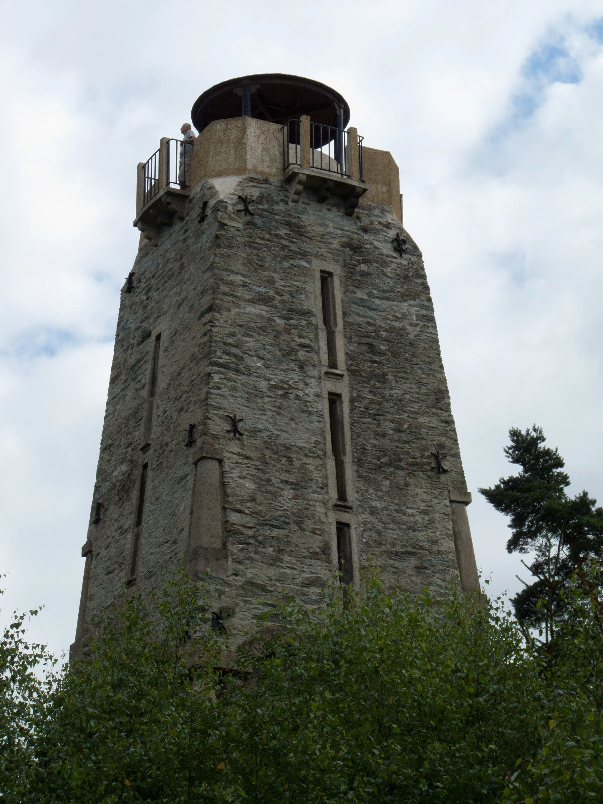 Photo showing: Observation tower Bismarckova rozhledna, Cheb District, Czech Republic