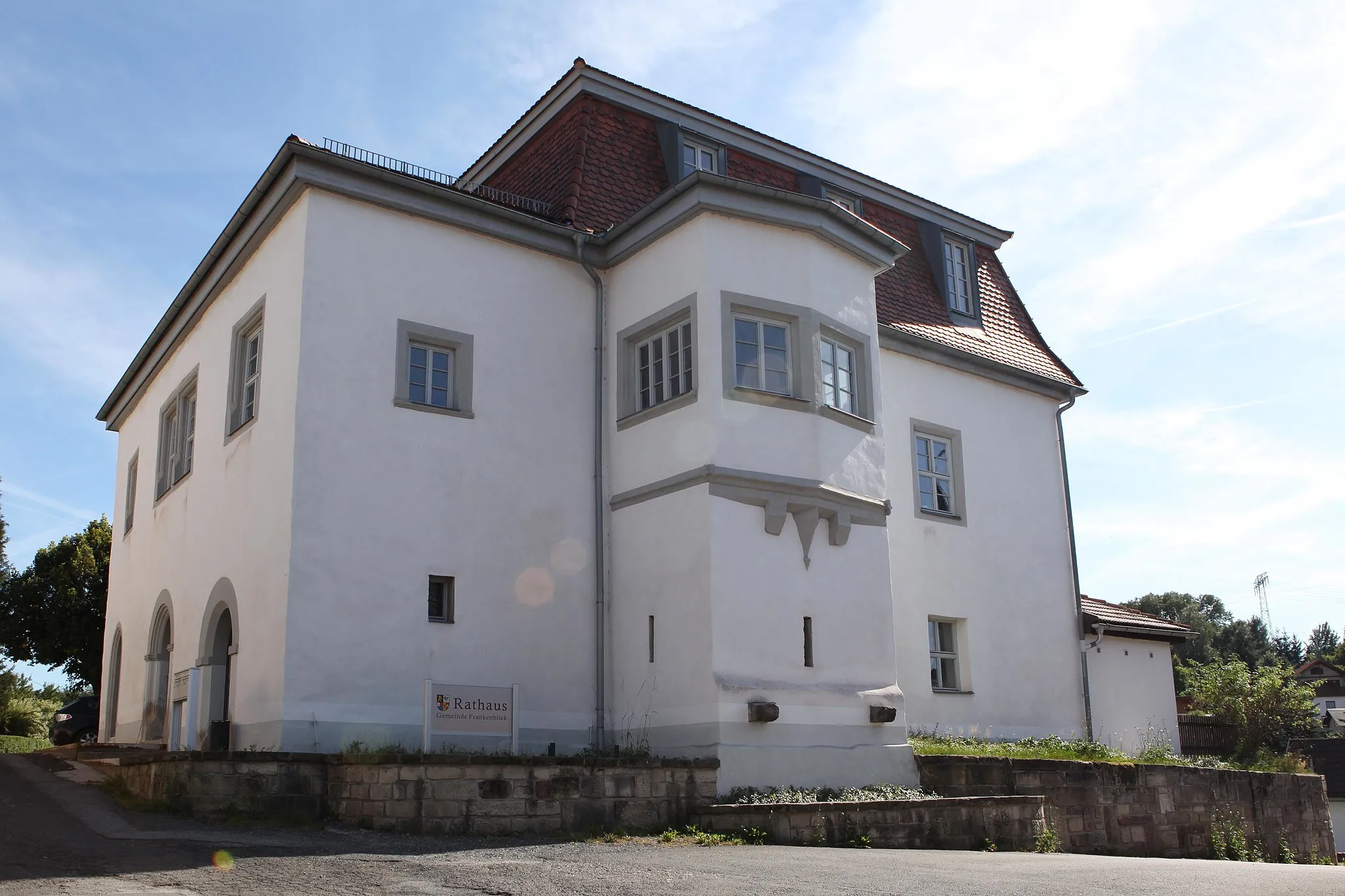 Photo showing: Rathaus der Gemeinde Frankenblick im Effelder-Schloss