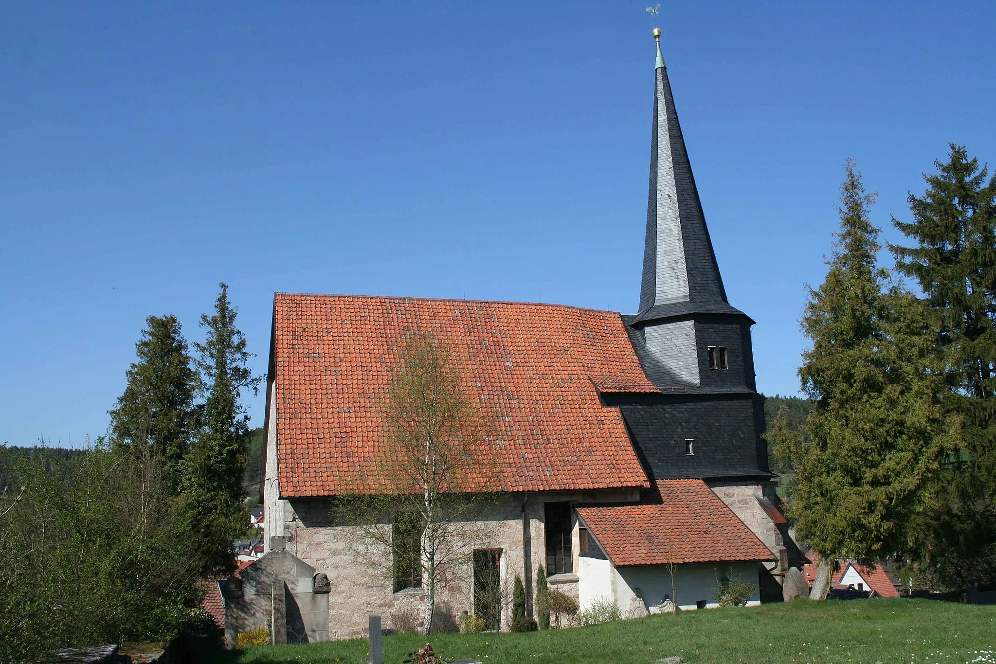 Photo showing: ev. Kilianskirche Effelder ev. Kilianskirche in Effelder, Landkreis Sonneberg