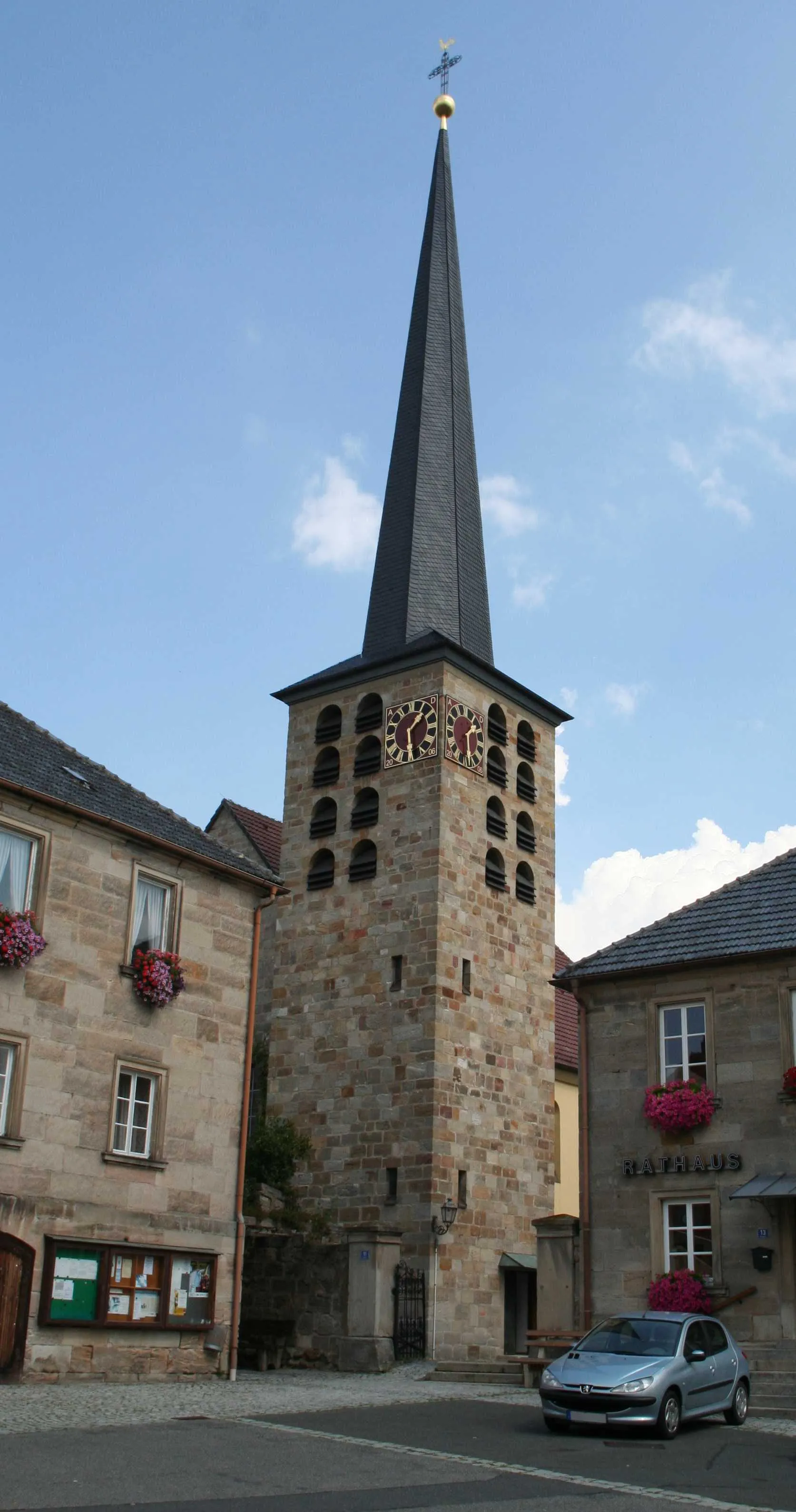 Photo showing: Kath. Pfarrkirche zur Hl. Dreifaltigkeit Marktgraitz im Landkreis Lichtenfels in Bayern