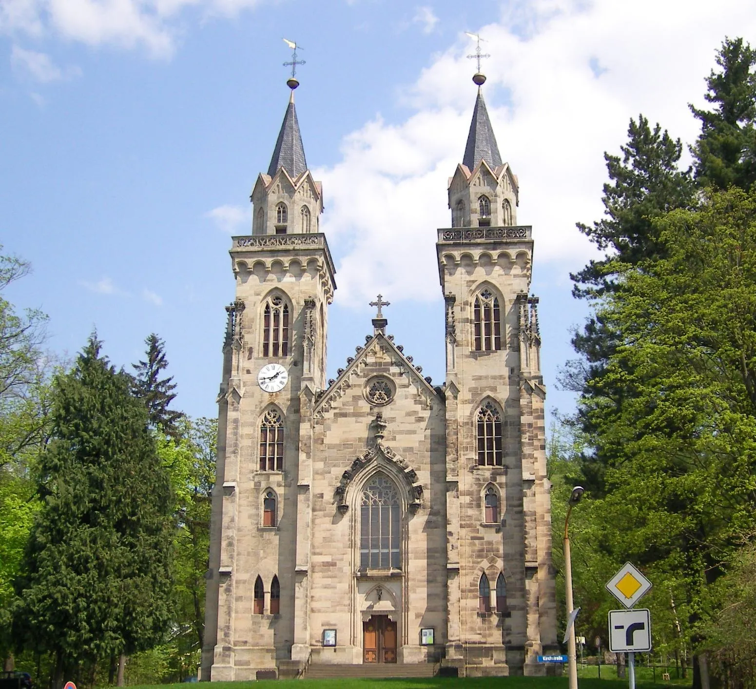 Photo showing: Stadtkirche St. Peter, Sonneberg.