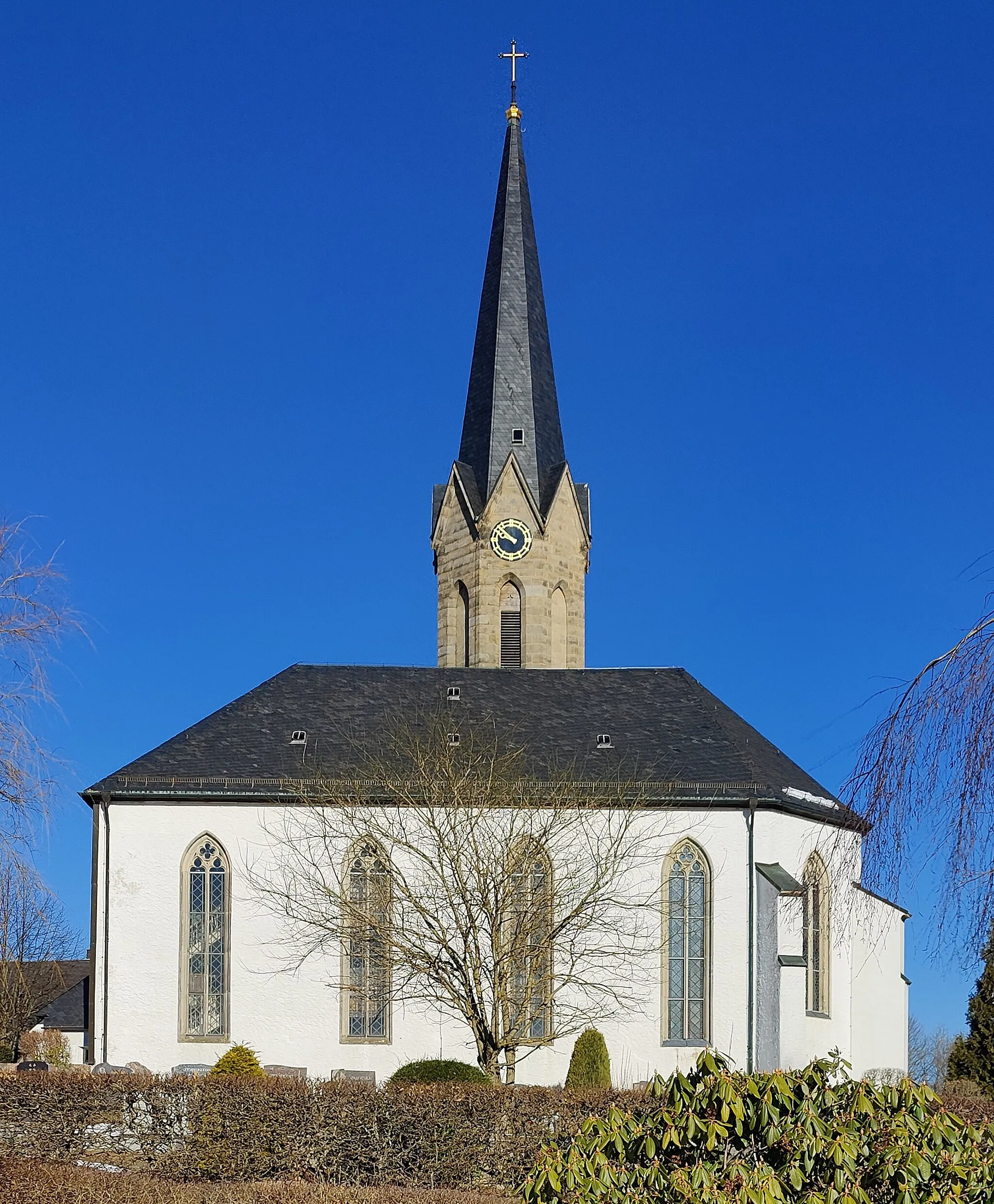 Photo showing: Evangelisch-lutherische Bartholomäuskirche Döbra, Gemeinde Schwarzenbach am Wald, Oberfranken, Bayern, Deutschland