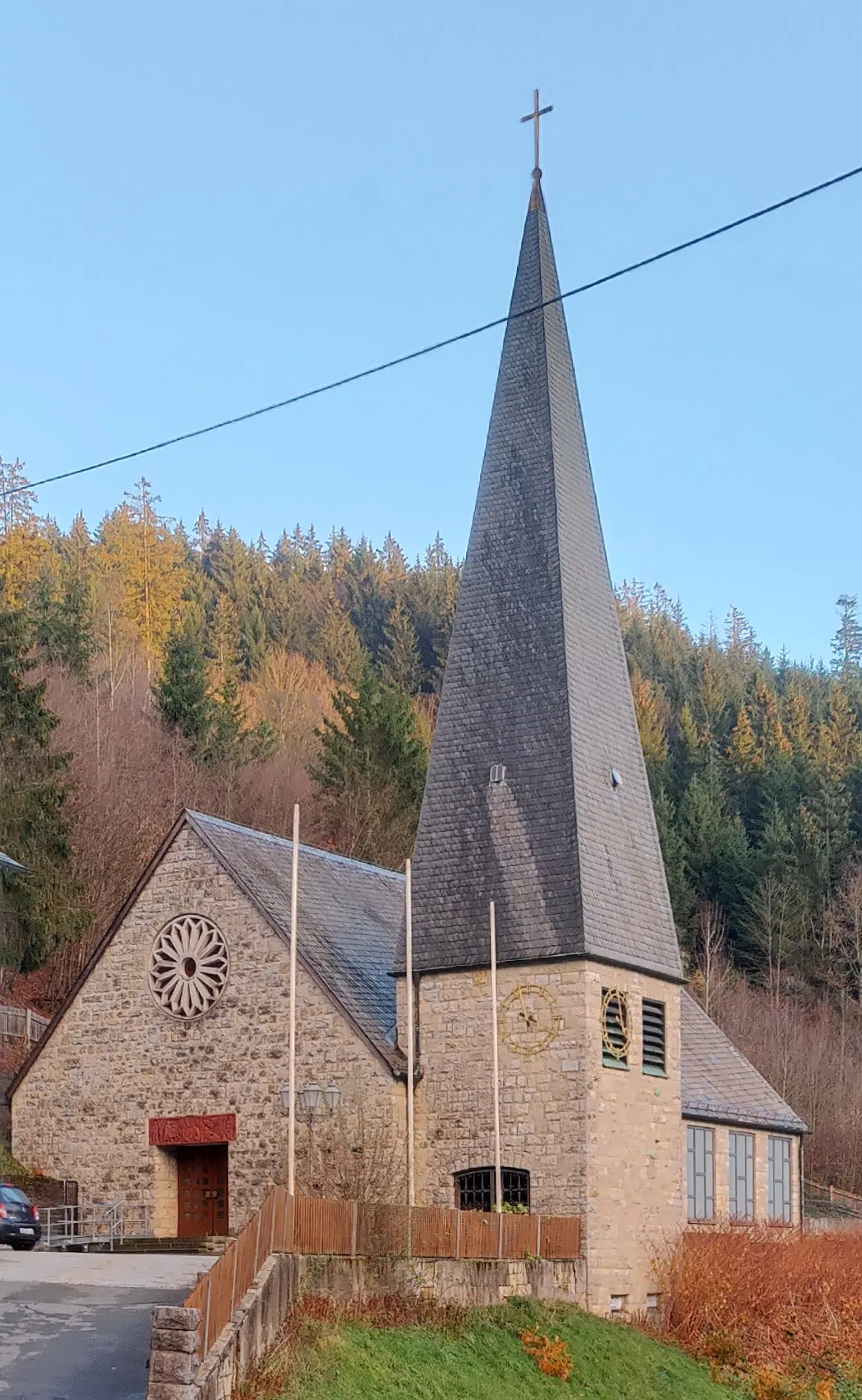 Photo showing: Katholische Kirche St. Josef Schwarzenstein, Gemeinde Schwarzenbach am Wald, Landkreis Hof, Oberfranken, Bayern, Deutschland