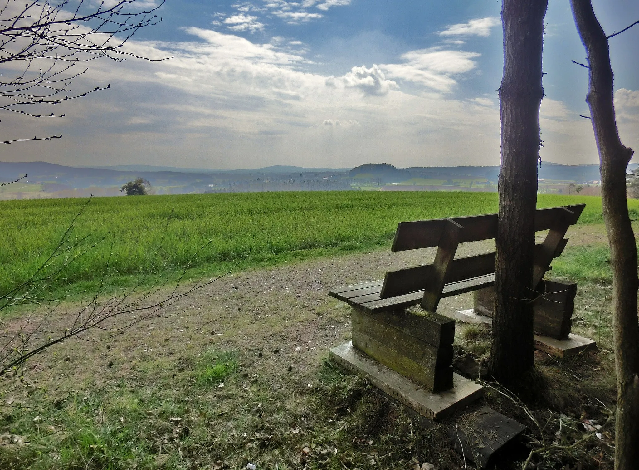 Photo showing: Bank mit Aussicht