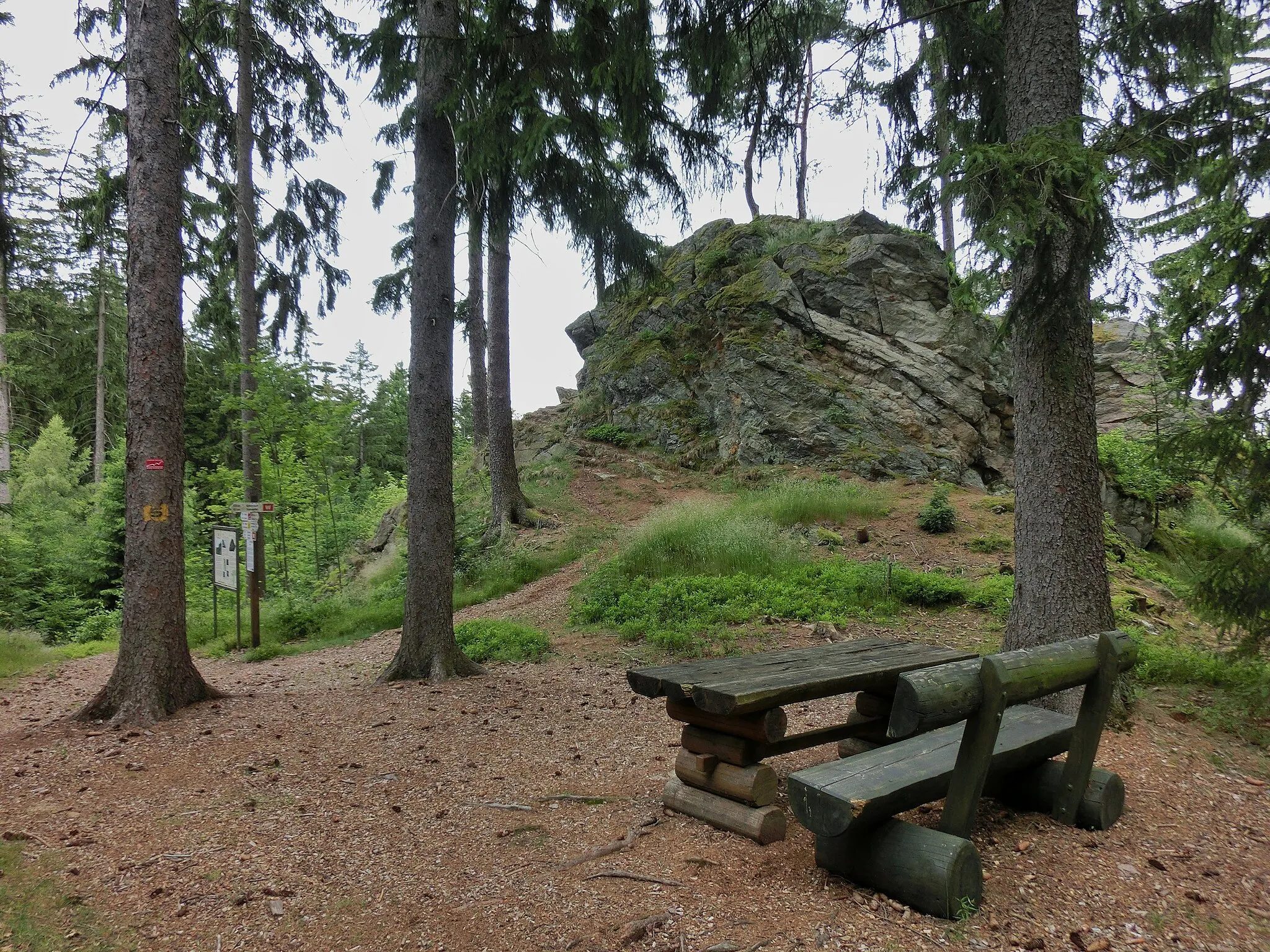 Photo showing: Rastplatz am Fürstenstein