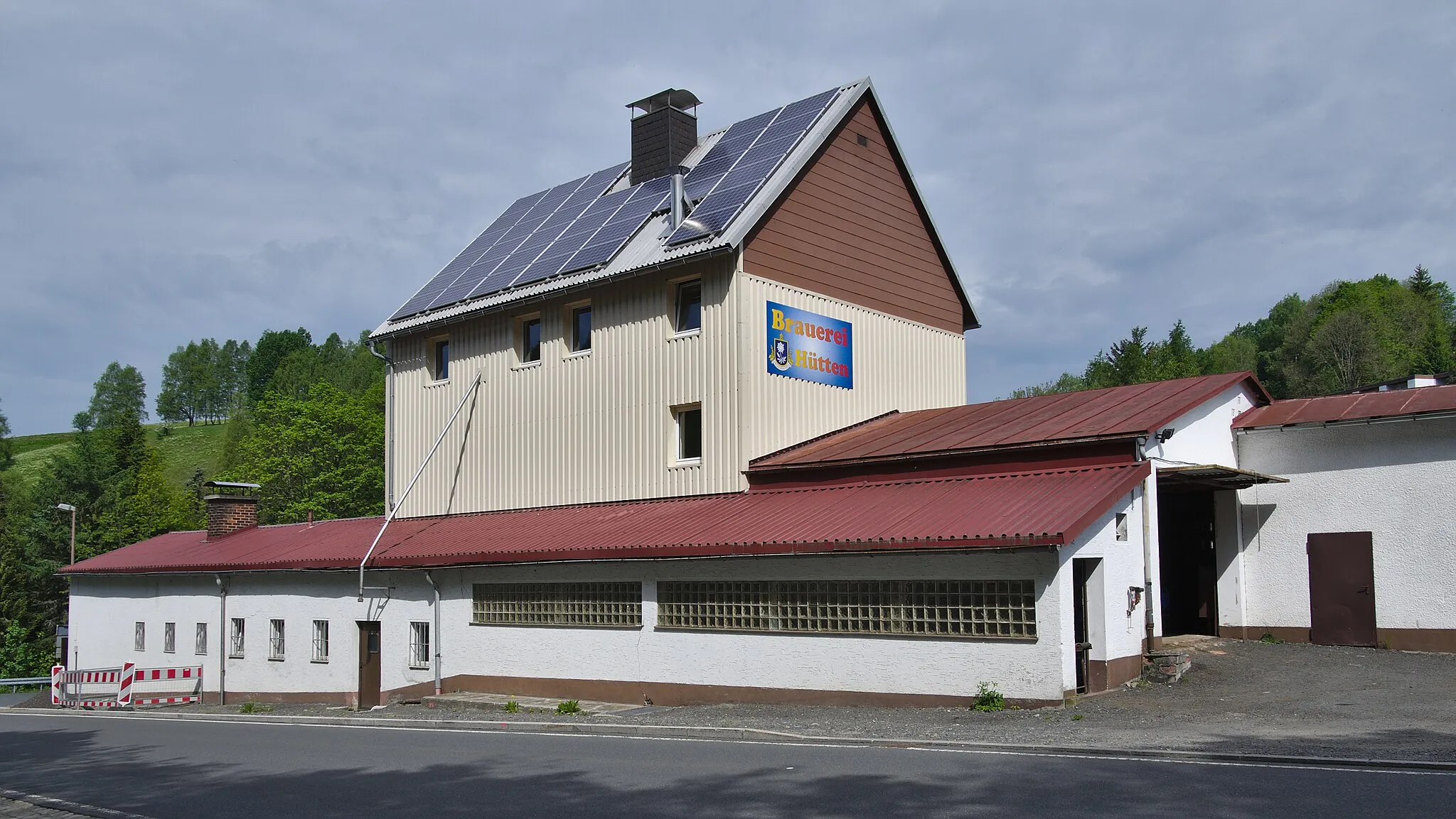 Photo showing: The Hütten brewery in Hütten, Warmensteinach, Bavaria