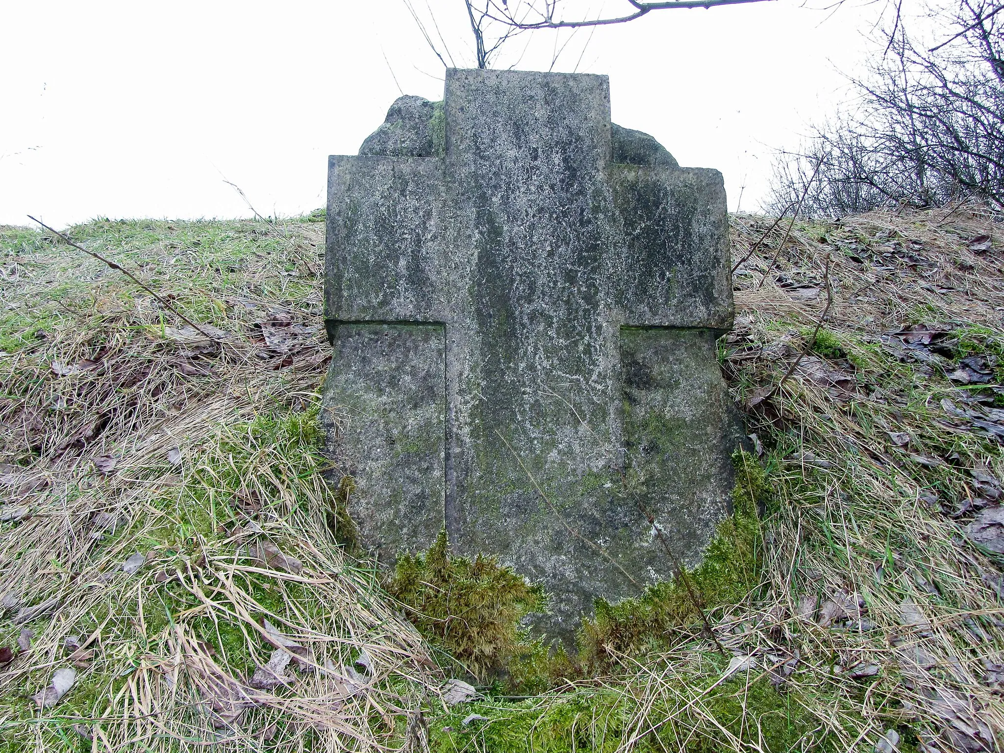 Photo showing: Steinkreuz in Biengarten (II) bei Müncheberg