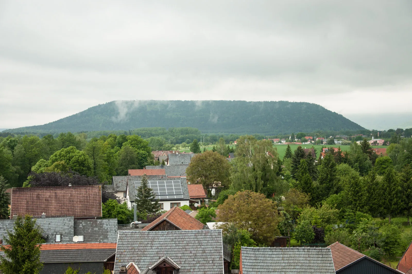 Photo showing: Muppberg (vom Kirchturm Mupperg aus aufgenommen)