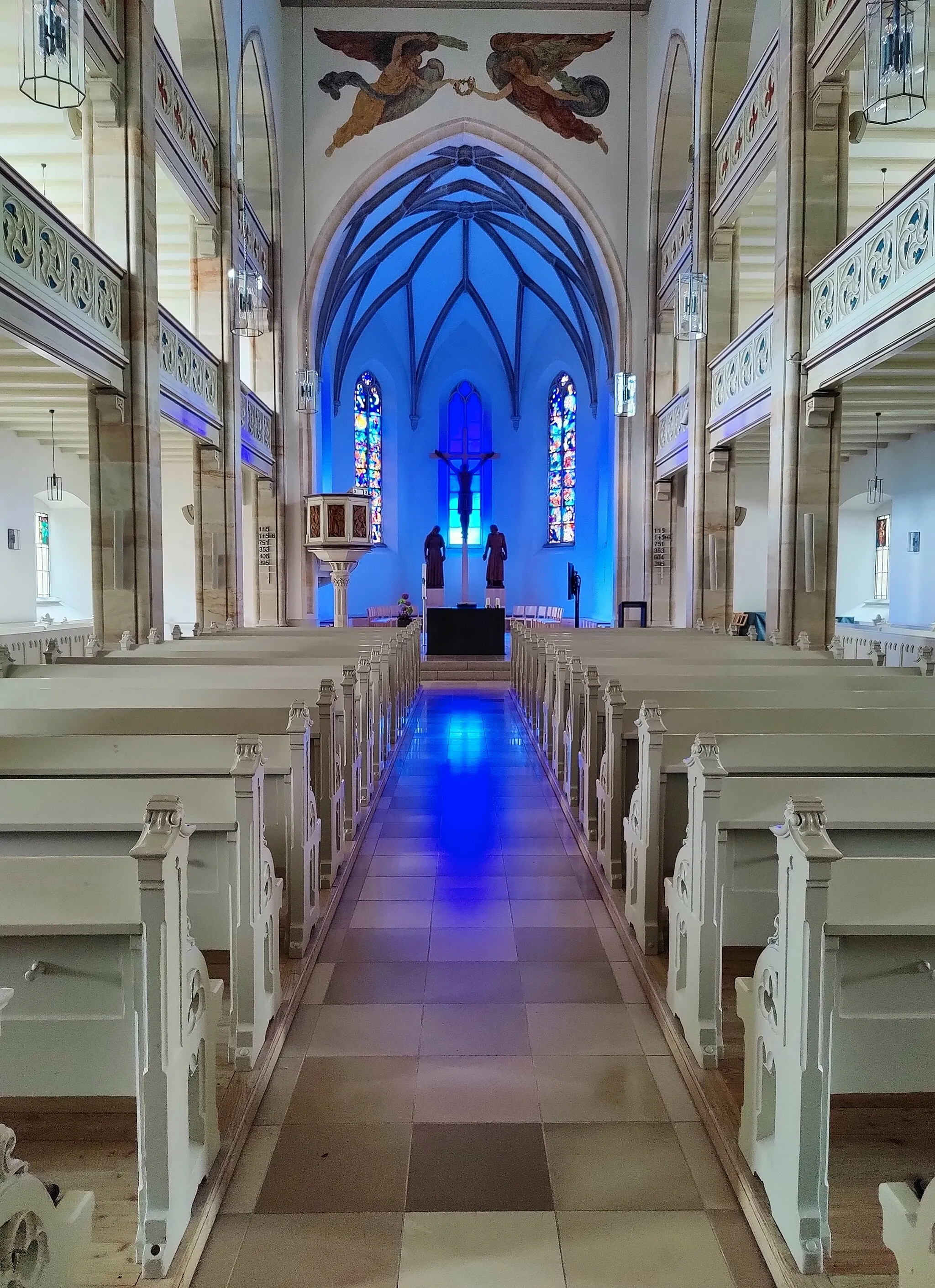 Photo showing: Evangelisch-lutherische Stadtkirche St. Veit Naila, Oberfranken, Bayern, Deutschland