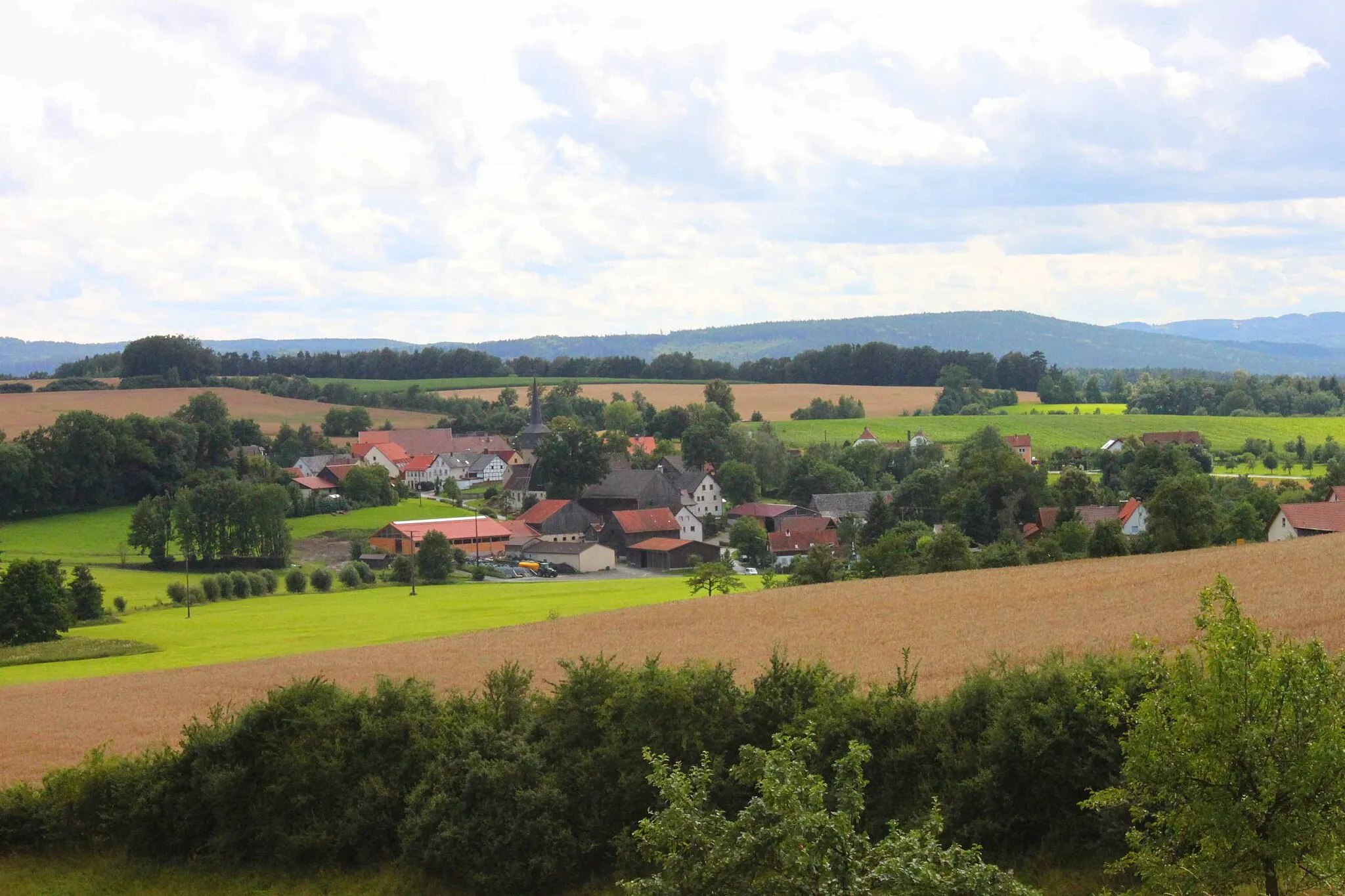 Photo showing: Blick auf Gärtenroth, einem Ortsteil von Burgkunstadt