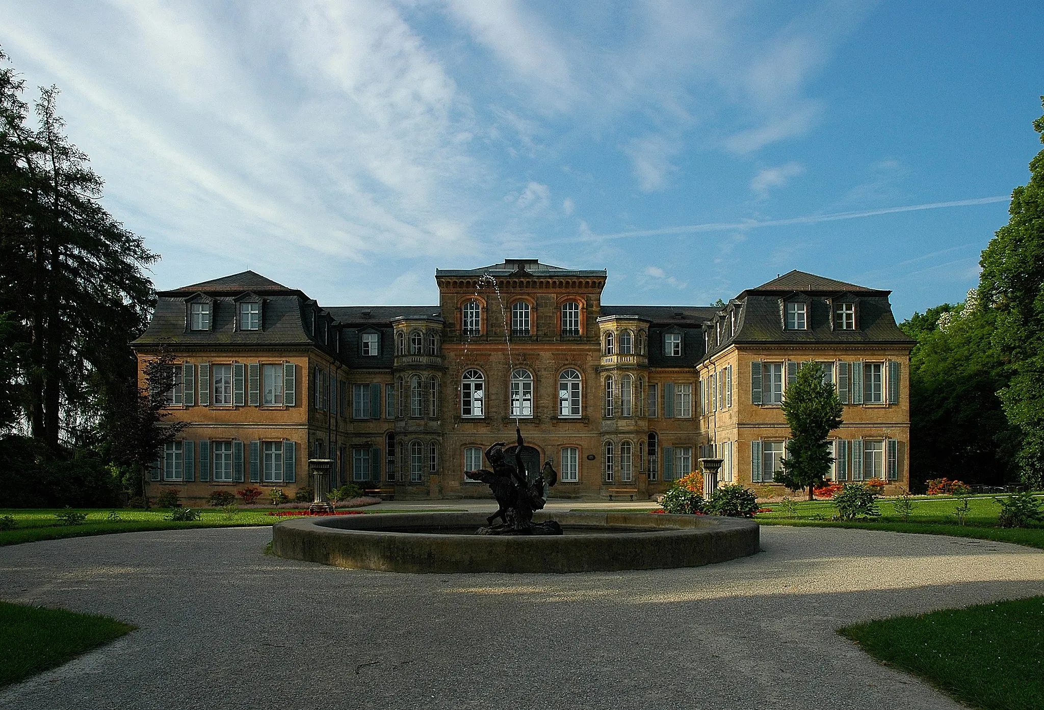 Photo showing: North facade of palace Fantaisie in Eckersdorf, district Bayreuth, Germany