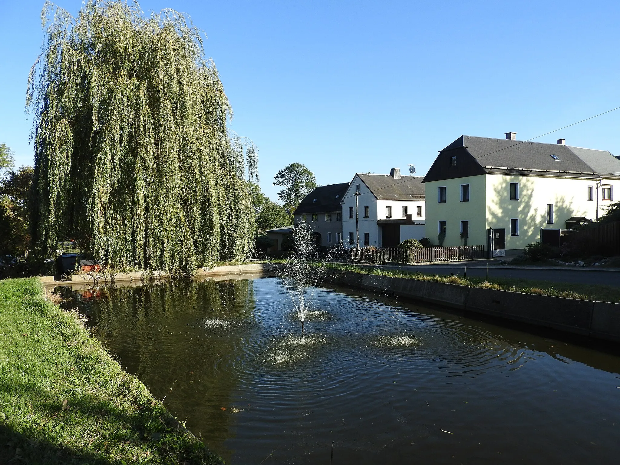 Photo showing: Teich in Büna, Thüringen