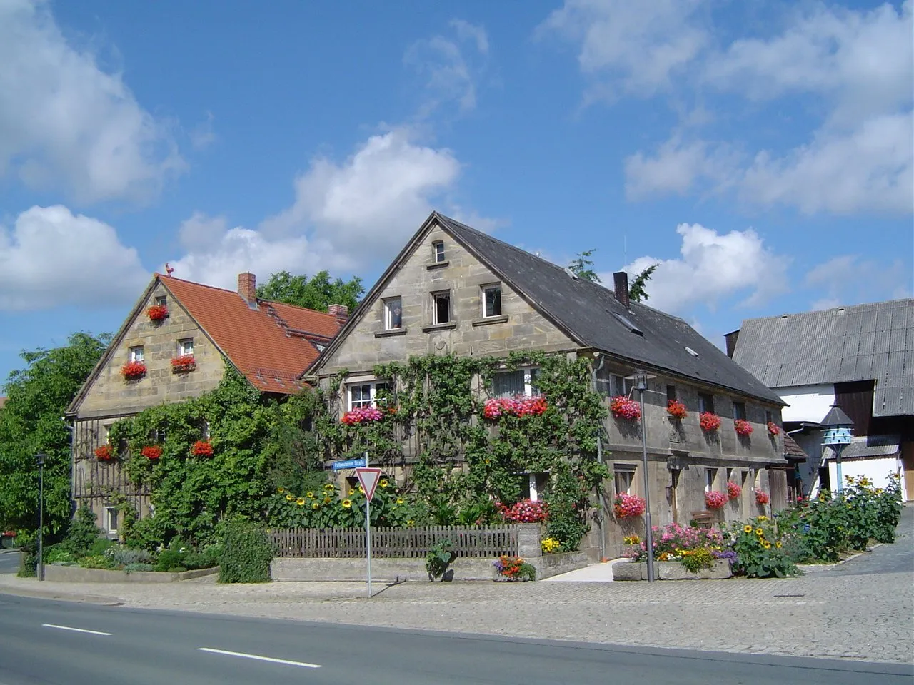 Photo showing: Mistelbach (Oberfranken) - Dorfmitte