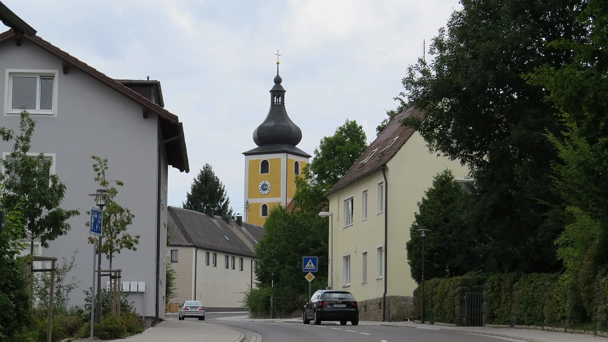 Photo showing: Hauptstraße in Wiesau