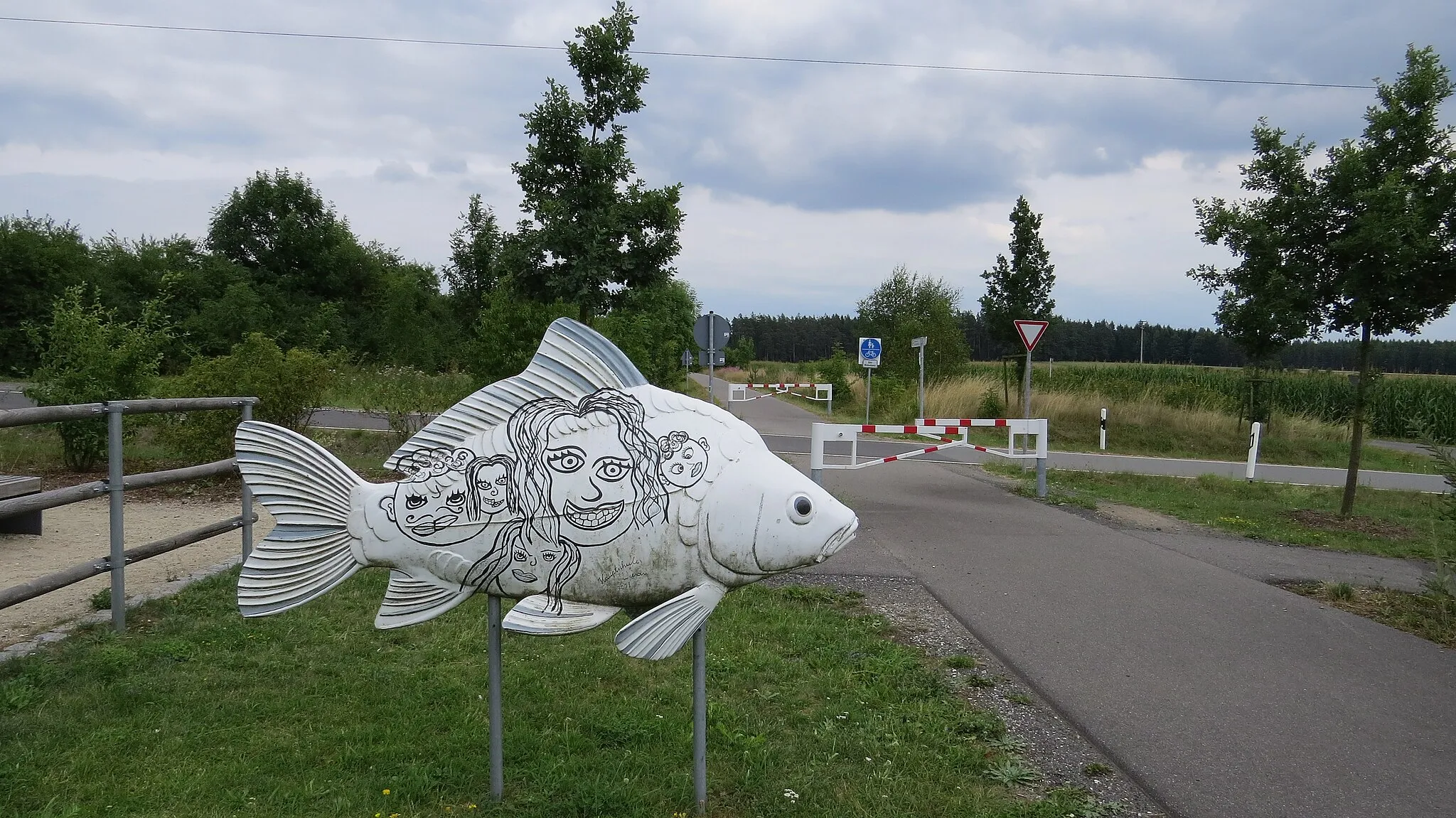 Photo showing: Vizinalbahnradweg bei Wiesau