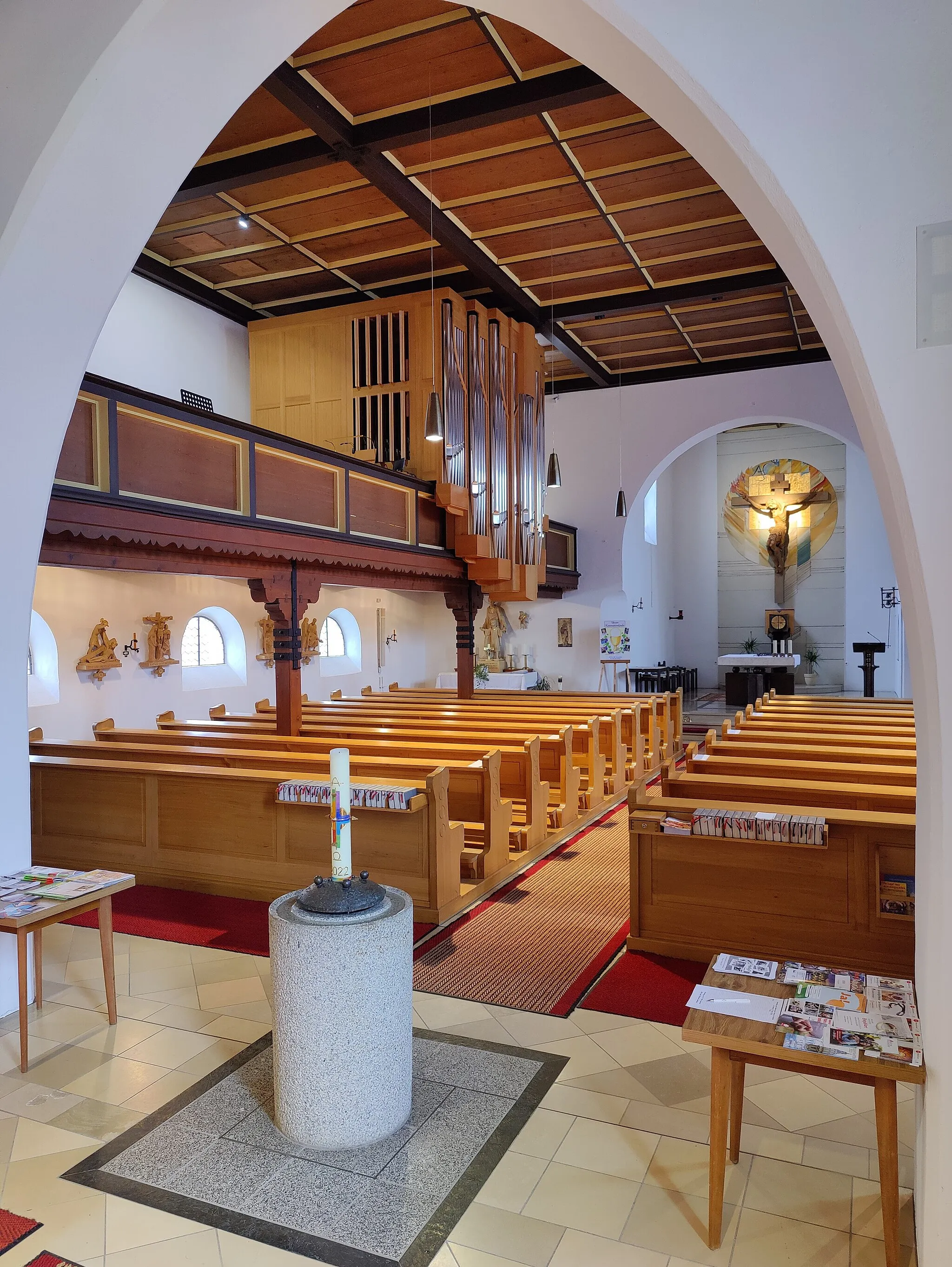 Photo showing: Katholische Pfarrkirche Herz Jesu Brand, Landkreis Tirschenreuth, Oberpfalz, Bayern, Deutschland