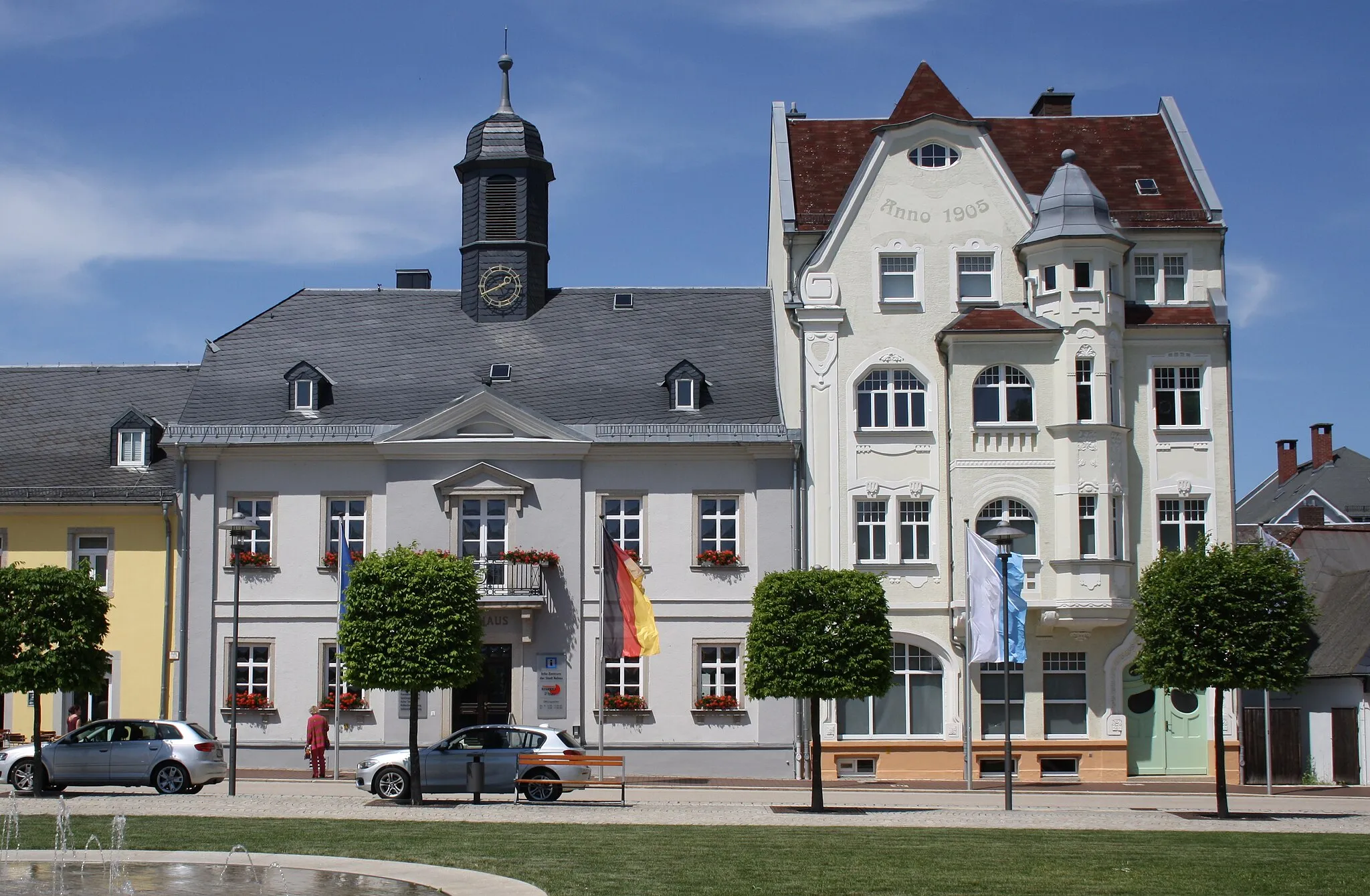 Photo showing: Rathaus und Museum Rehau